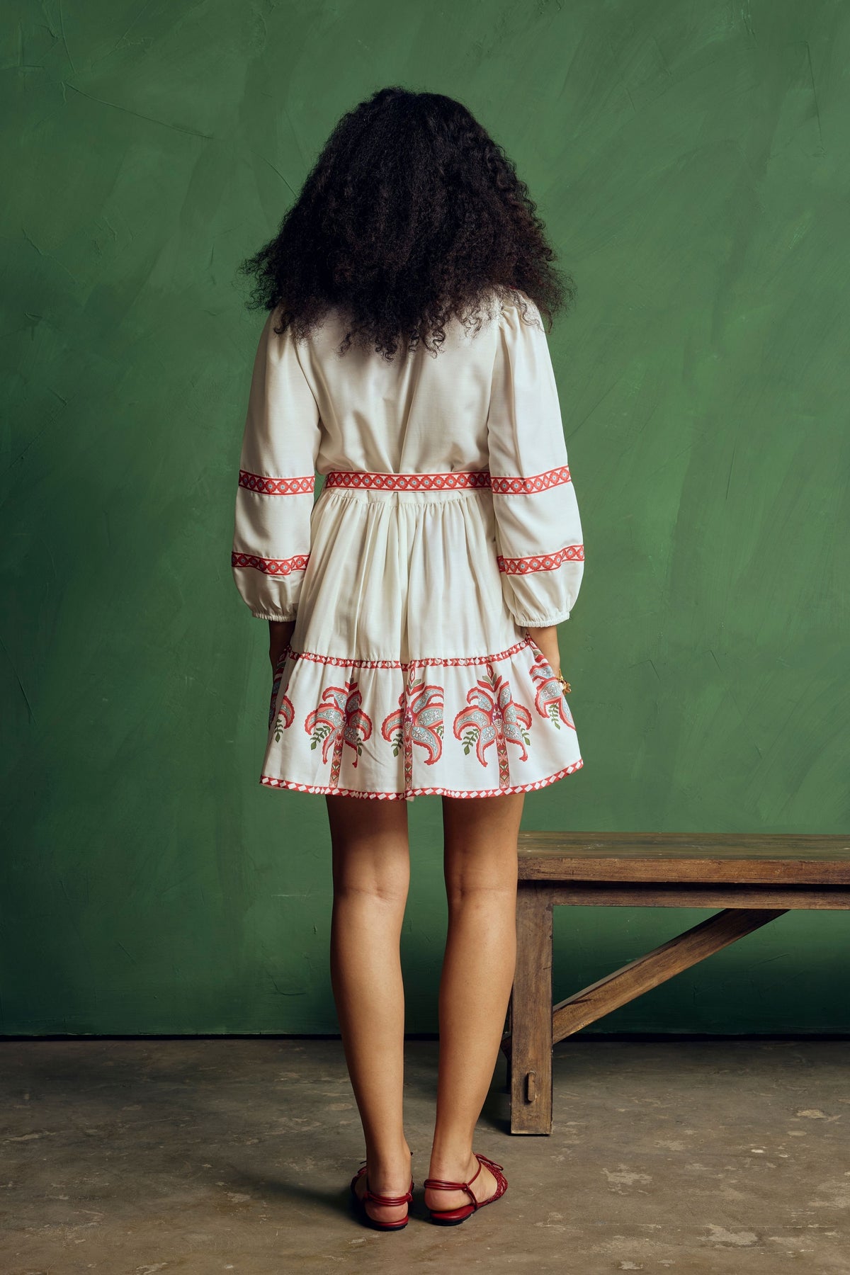 Ivory Poppy Dress