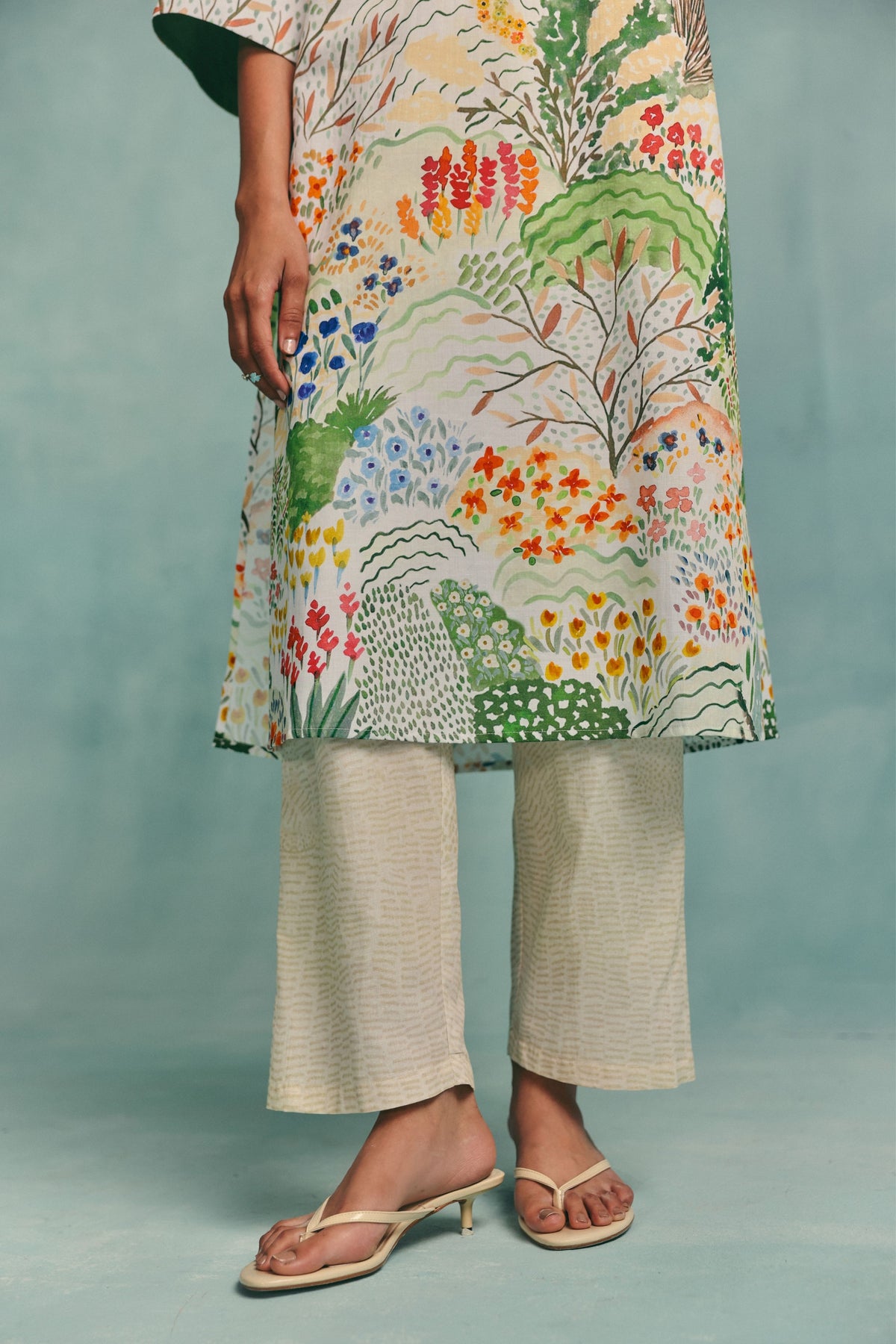 Meadow Ecru Kurta Set