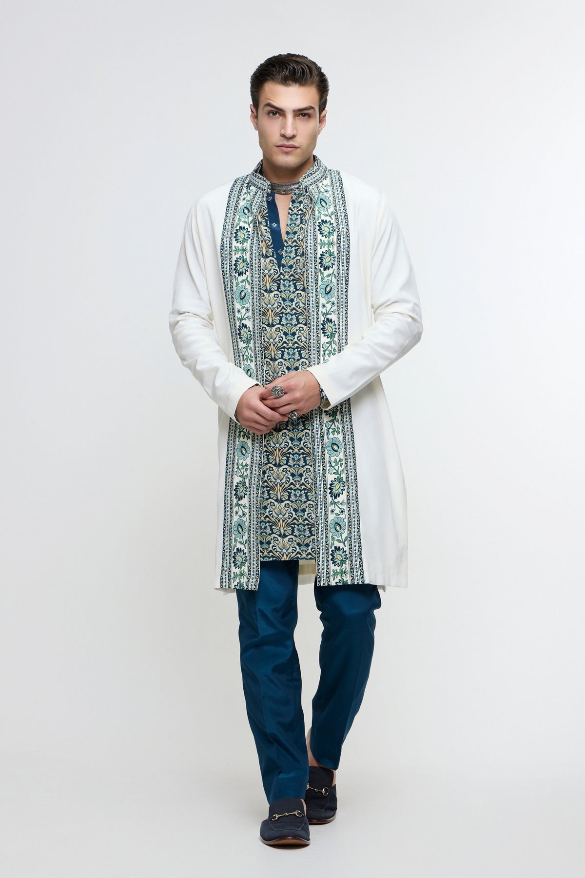Mirza Open Jacket Set