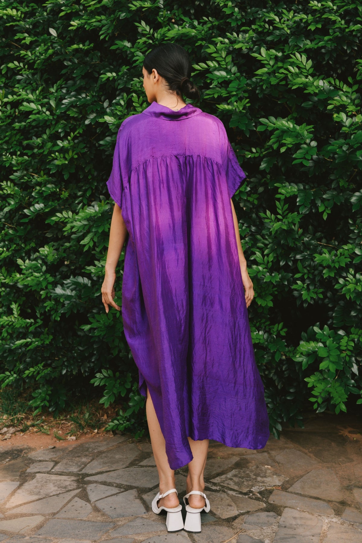 Purple Shirt Dress