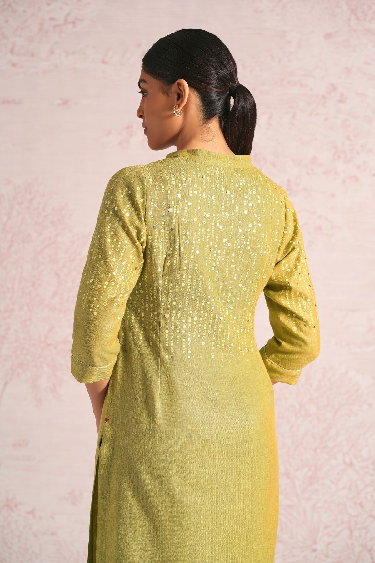Shimmer Pear Kurta & Pant