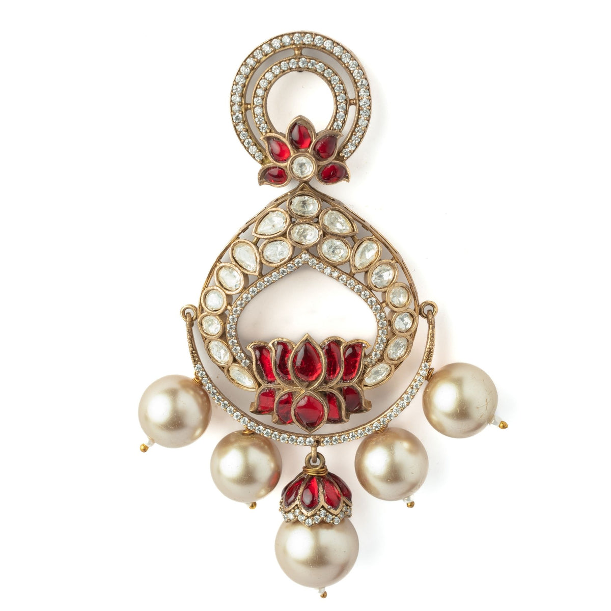 Red Pair of Earrings