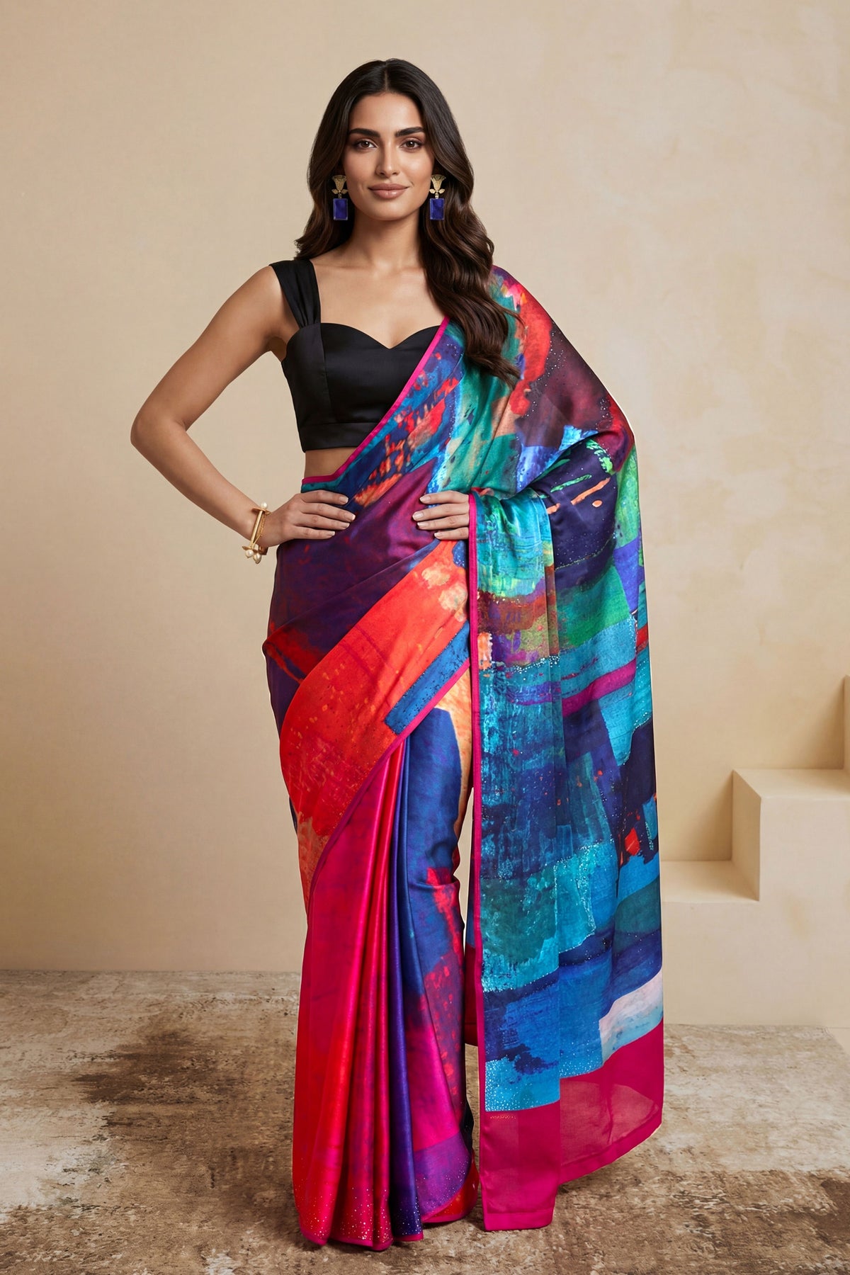 Metropolis Glow Saree