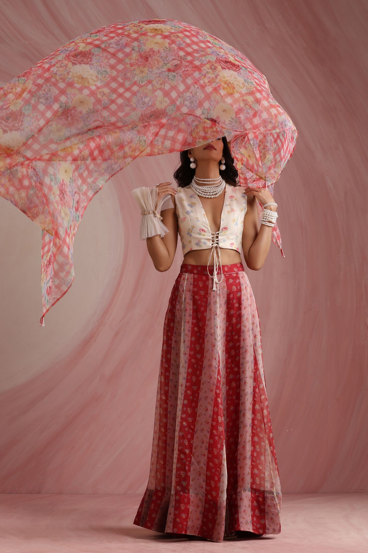 Palace Petals Lehenga Set