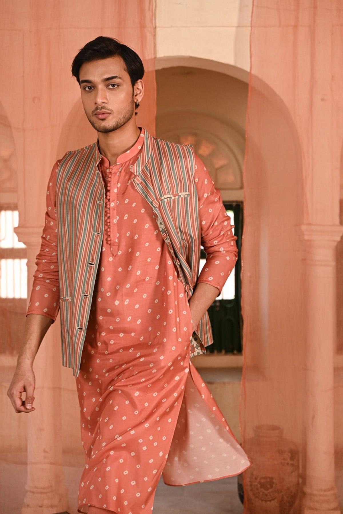 Amber Nehru Jacket Set