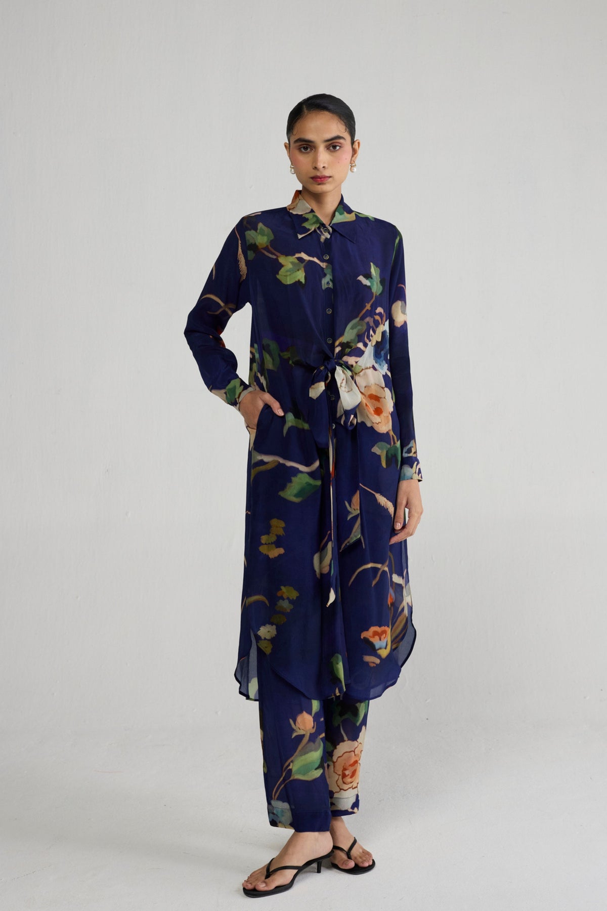 Fuji Wrap Kurta Set