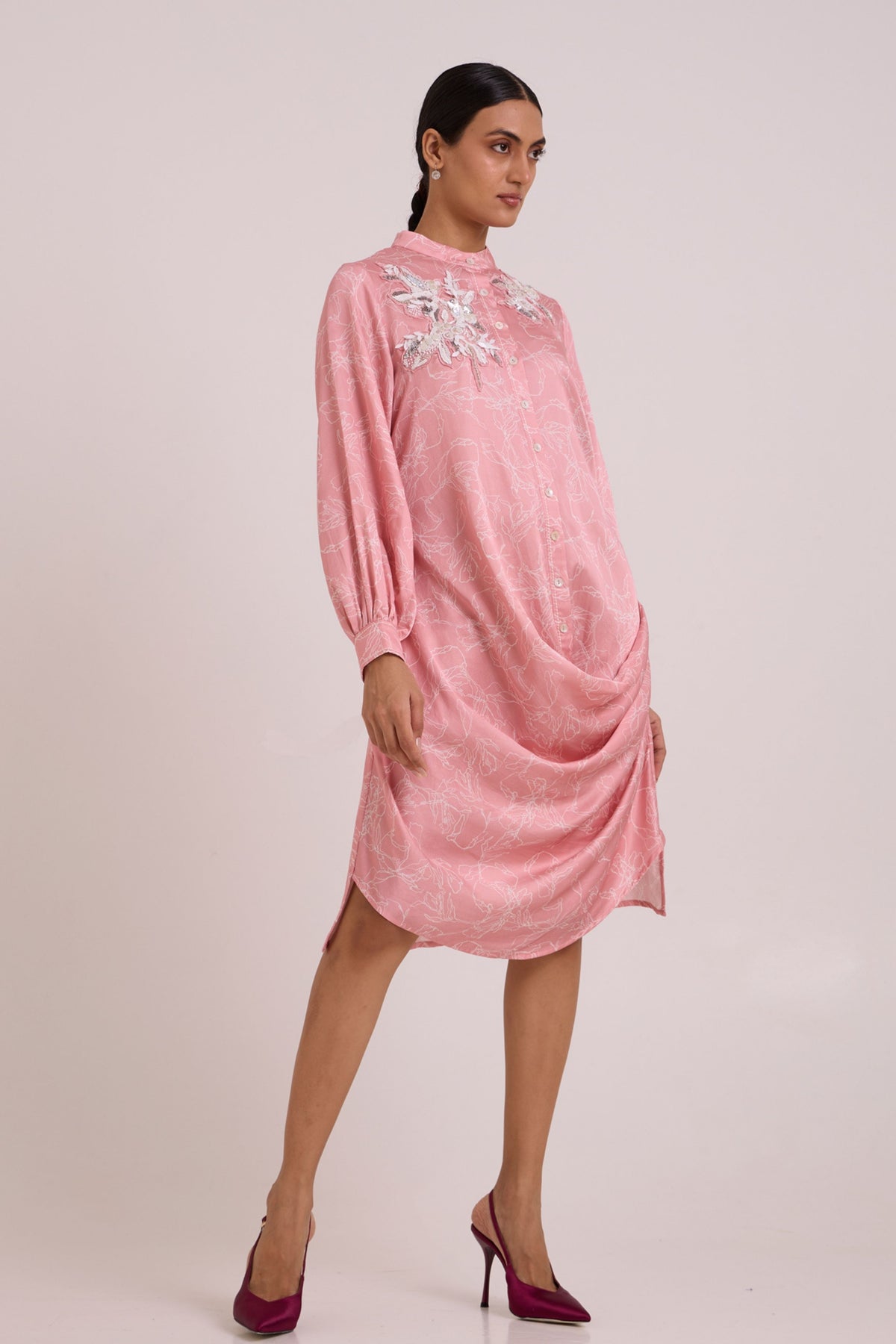 Leya Rose Water Short Dress