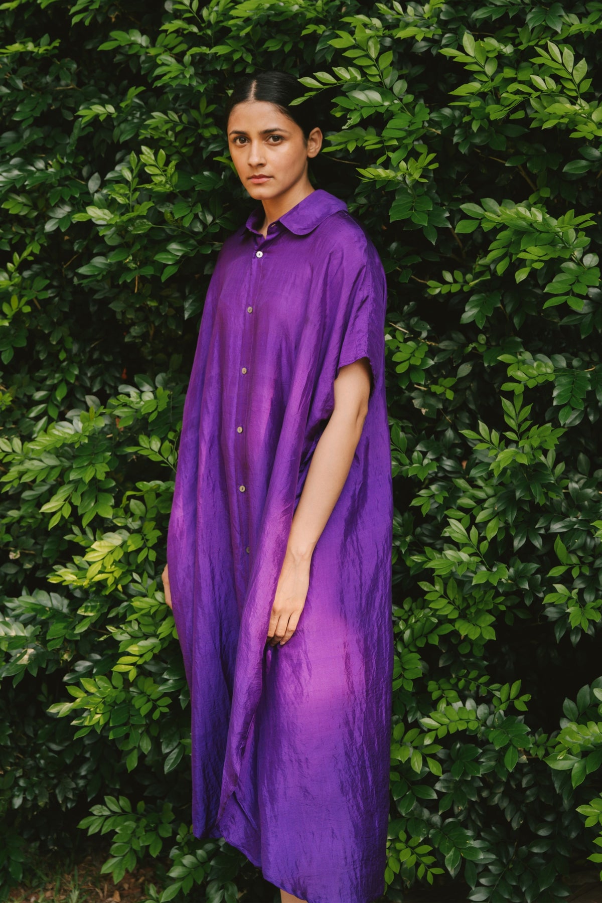Purple Shirt Dress
