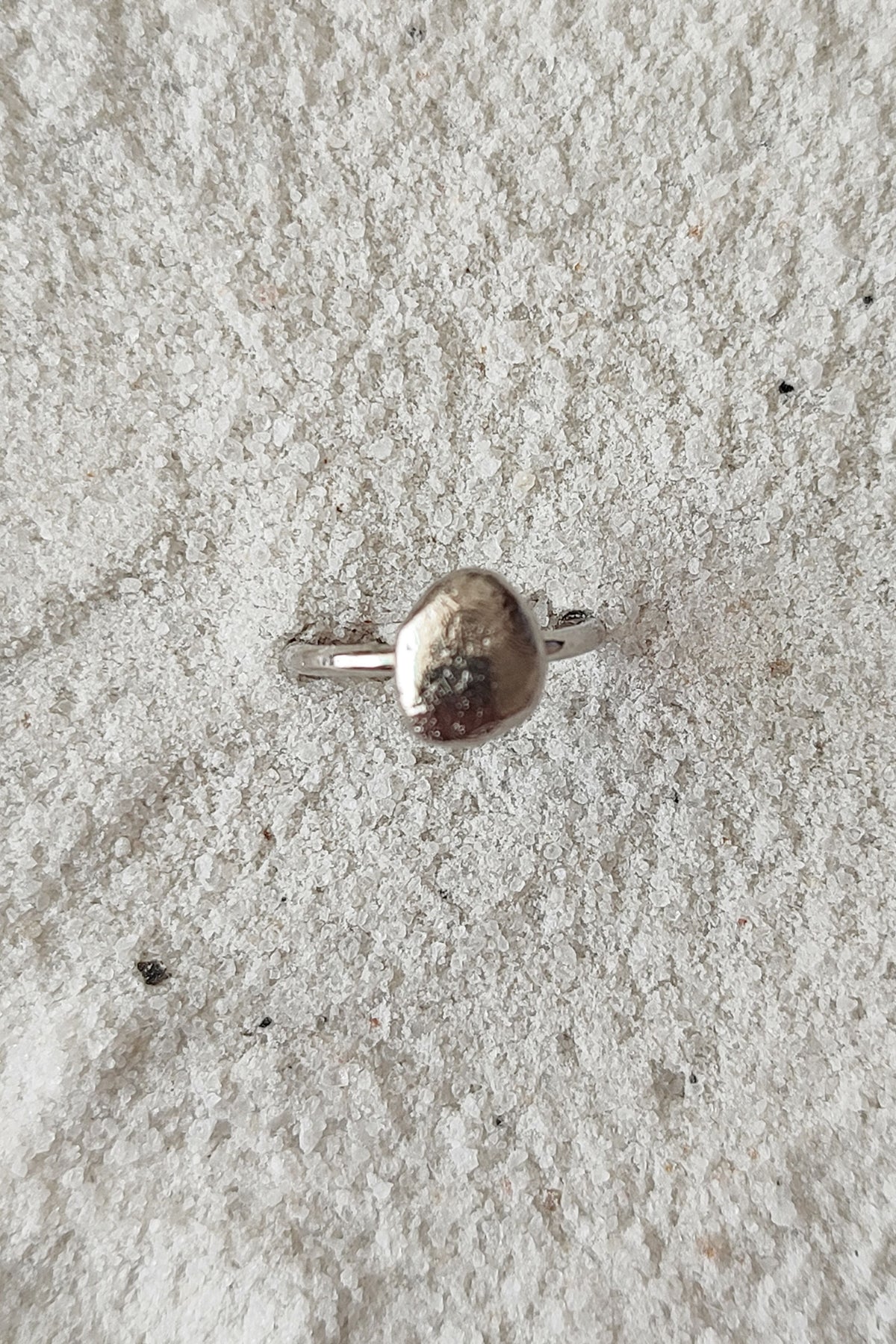 Drew Small Silver Ring