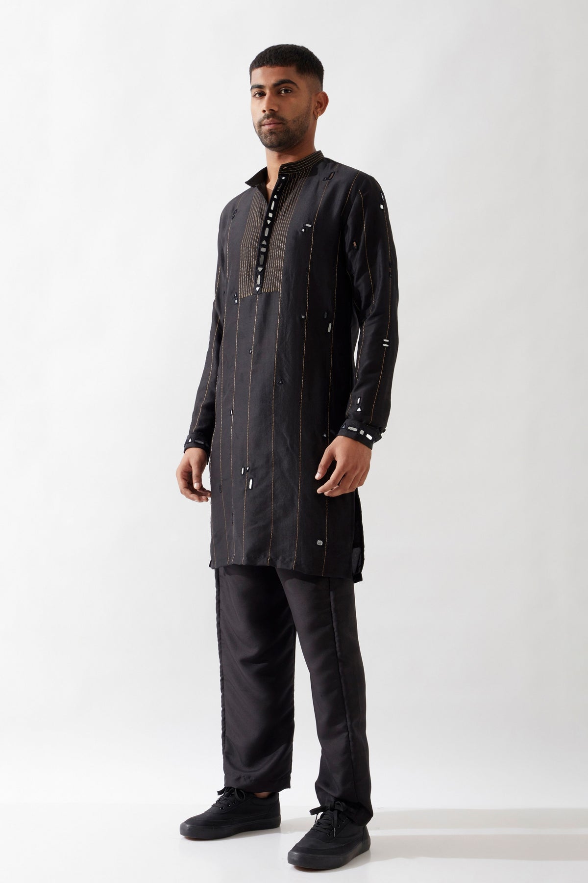 Alan Black Kurta Set