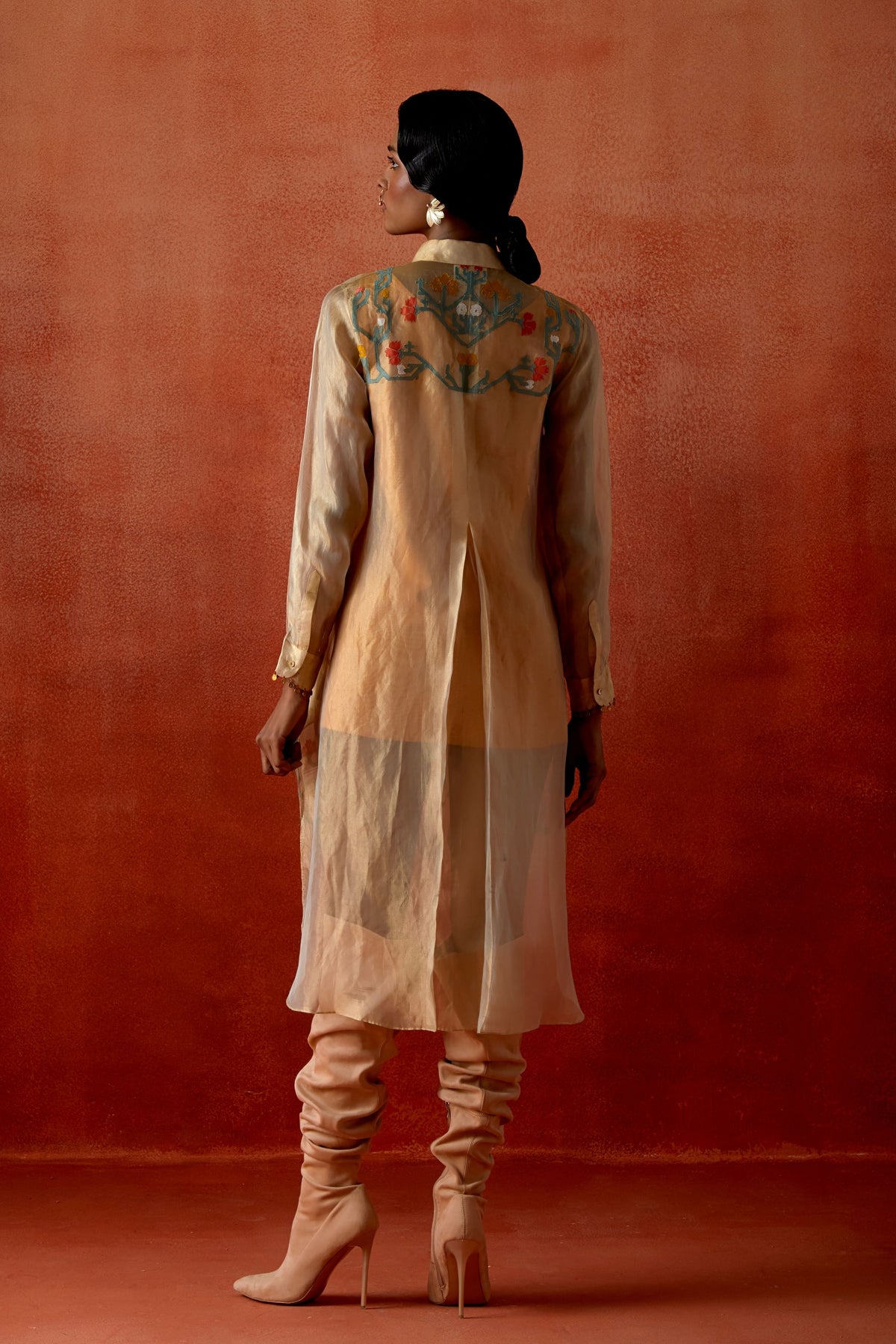 Tissue Embroidered Shirt