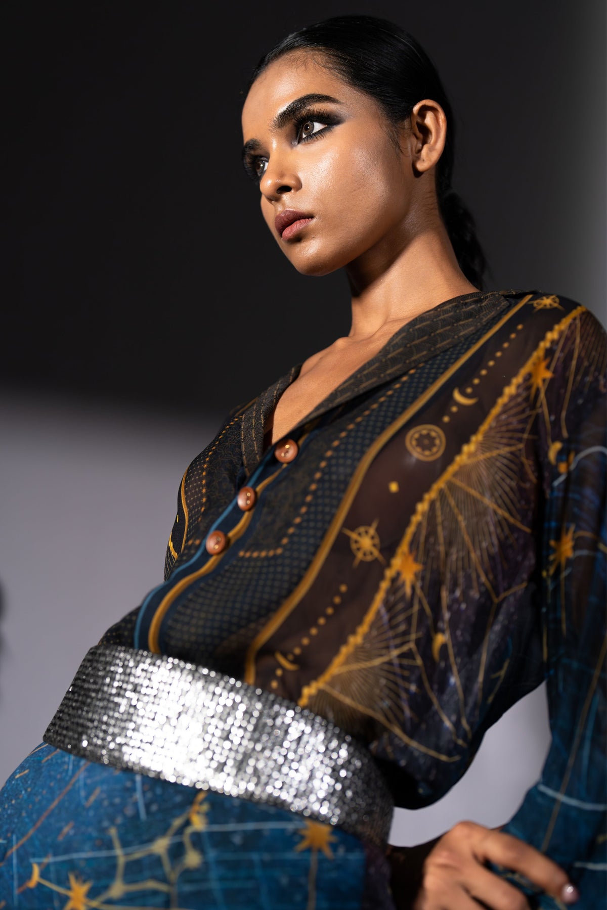 Blue Galaxy Blouse