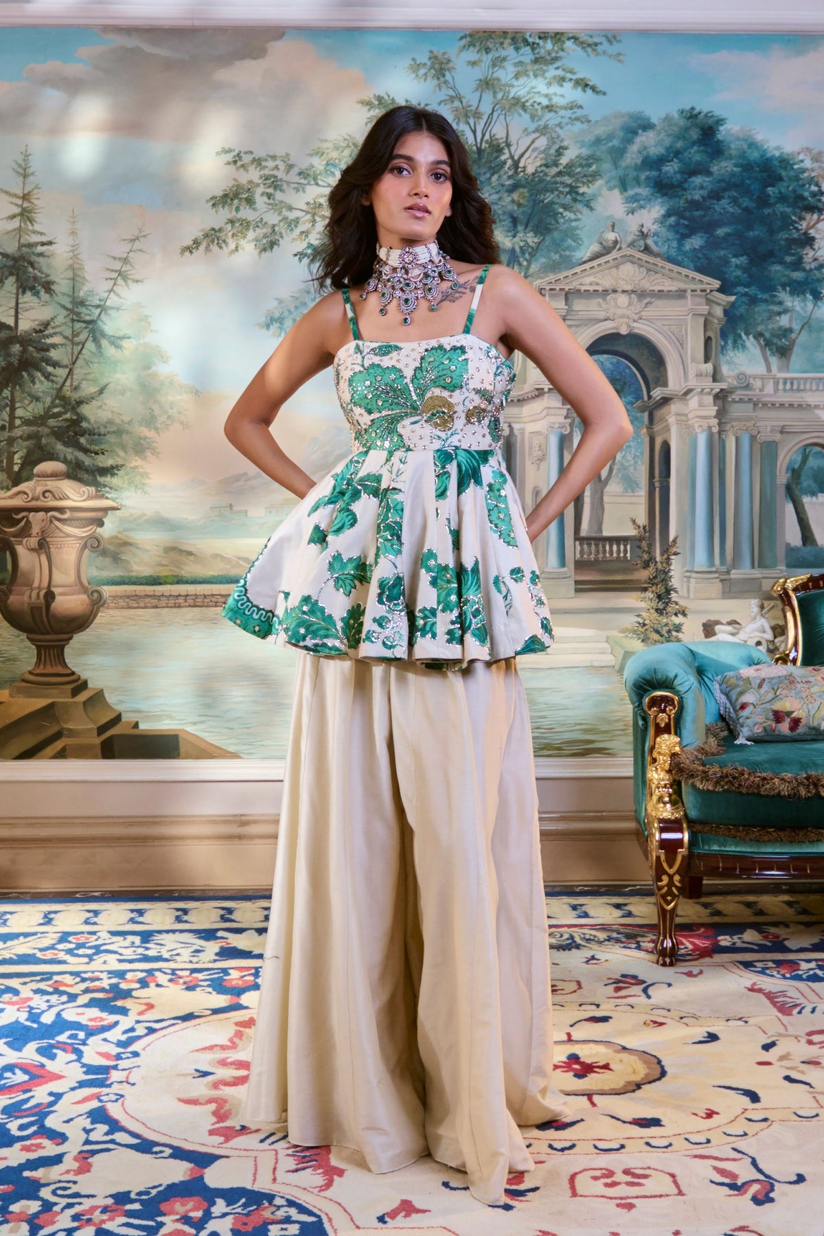 Farah Peplum Set
