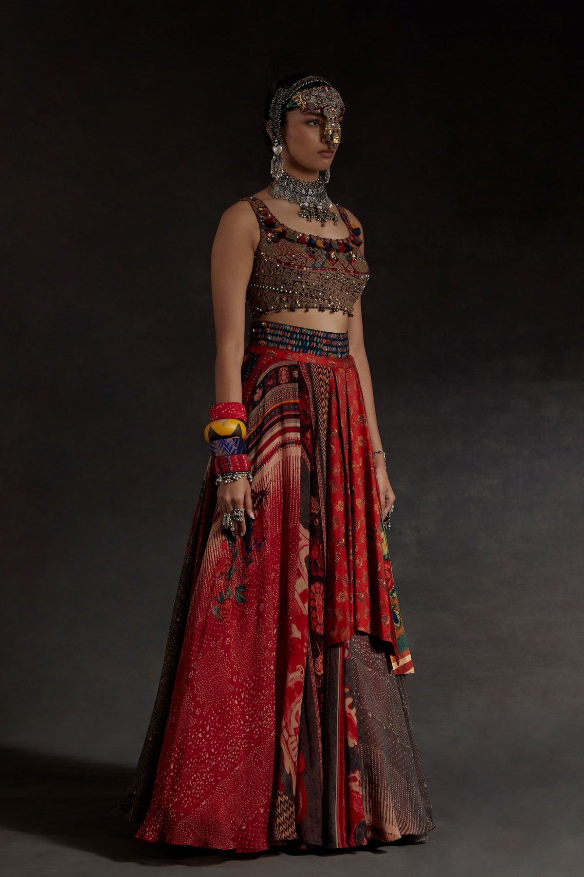 Kalpa Blouse With Skirt