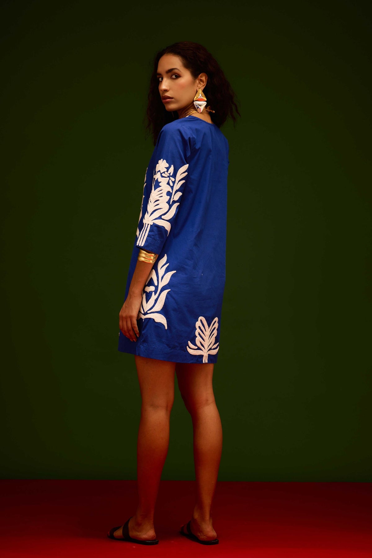 Blue Shift Dress