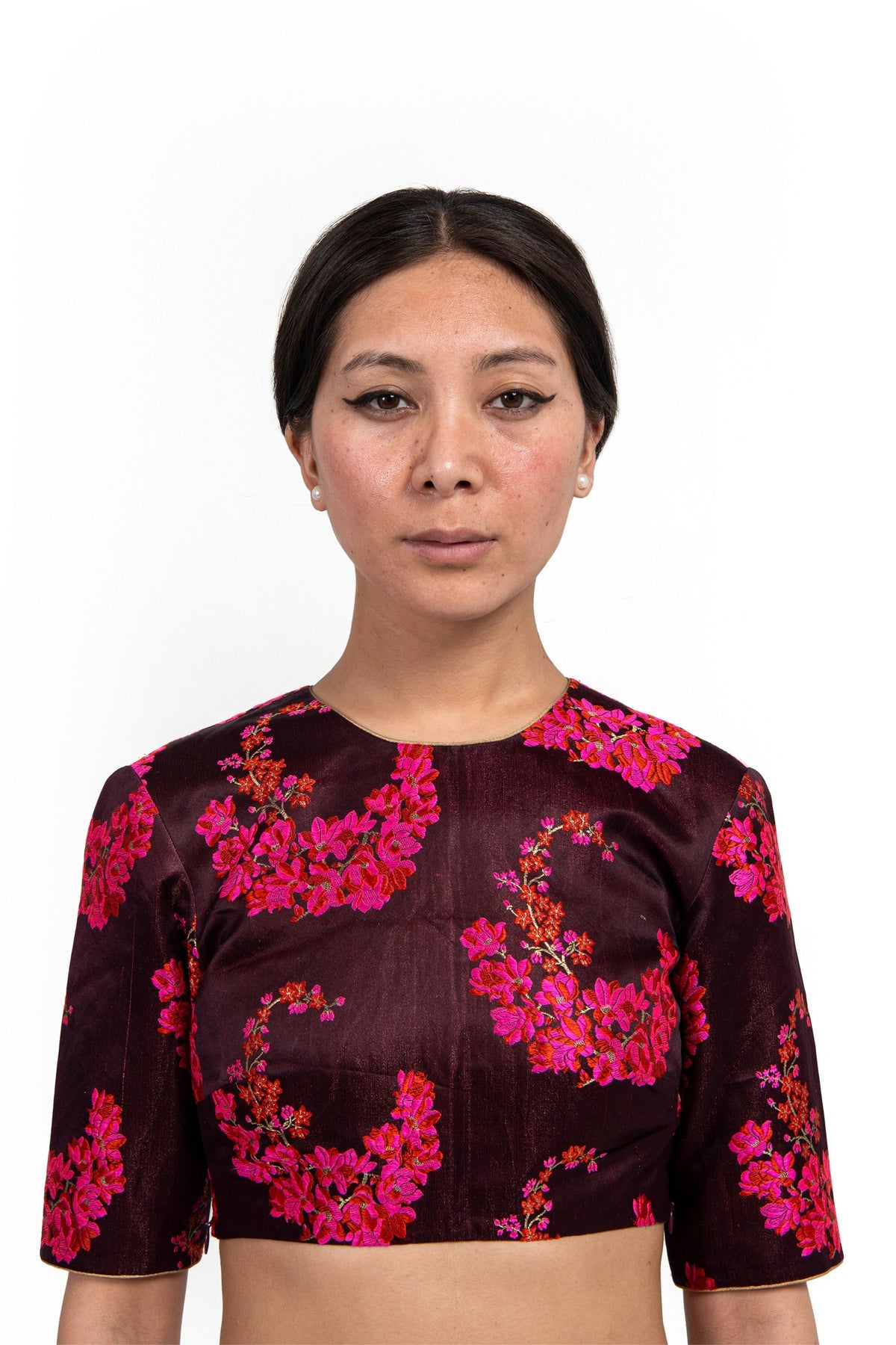 Haruko Maroon Blouse