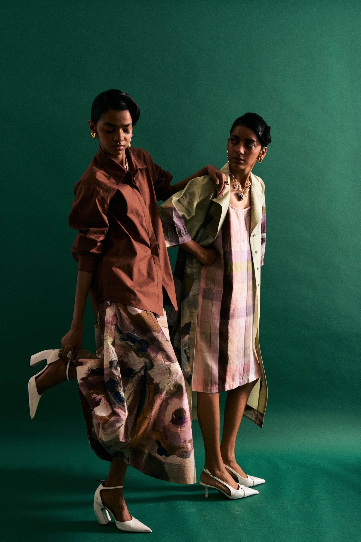 Pista Bloom Trench Set