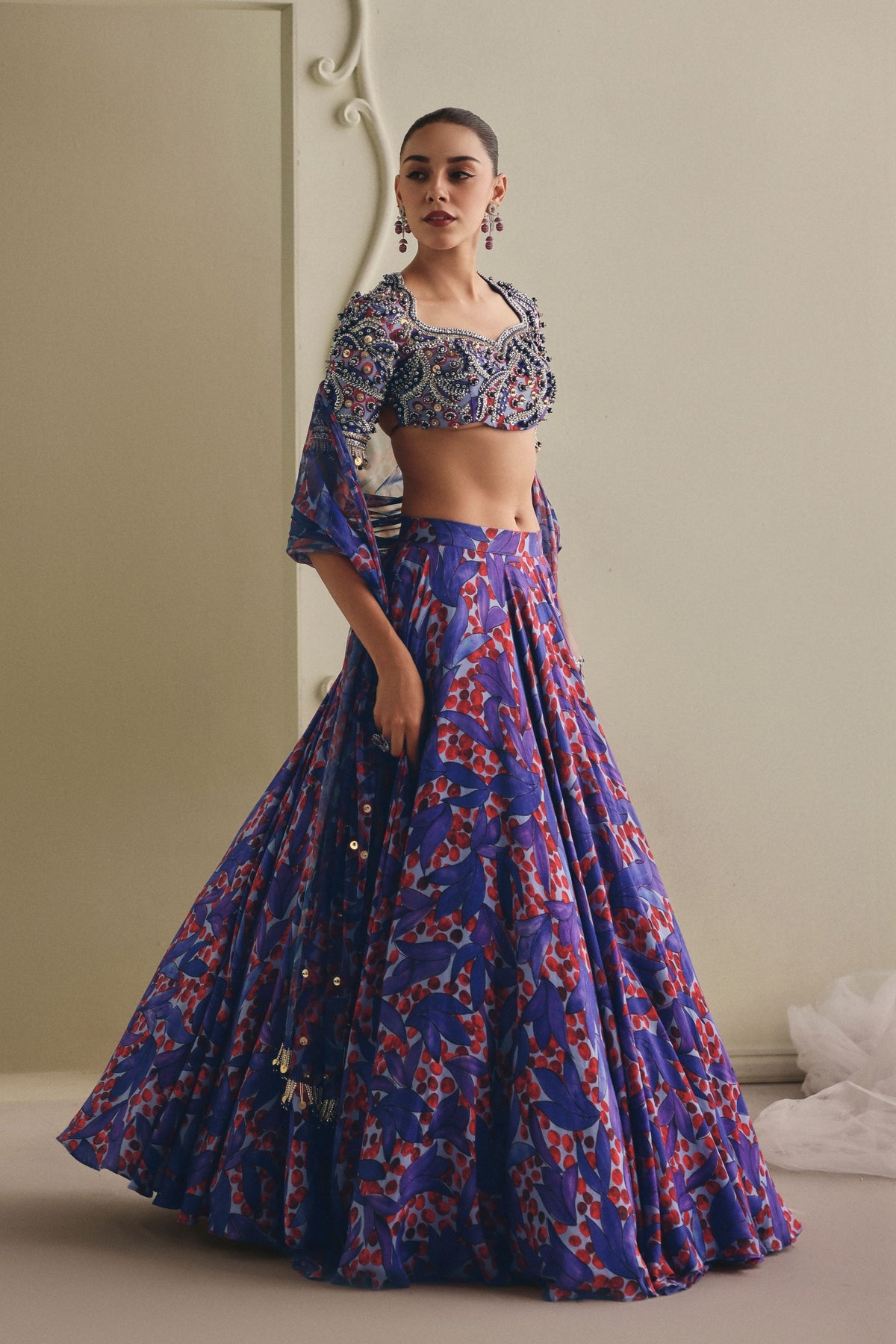 Blue Lehenga Set
