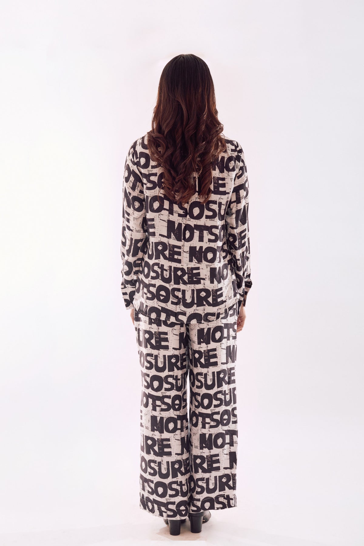 Black White Check Co-ord Set