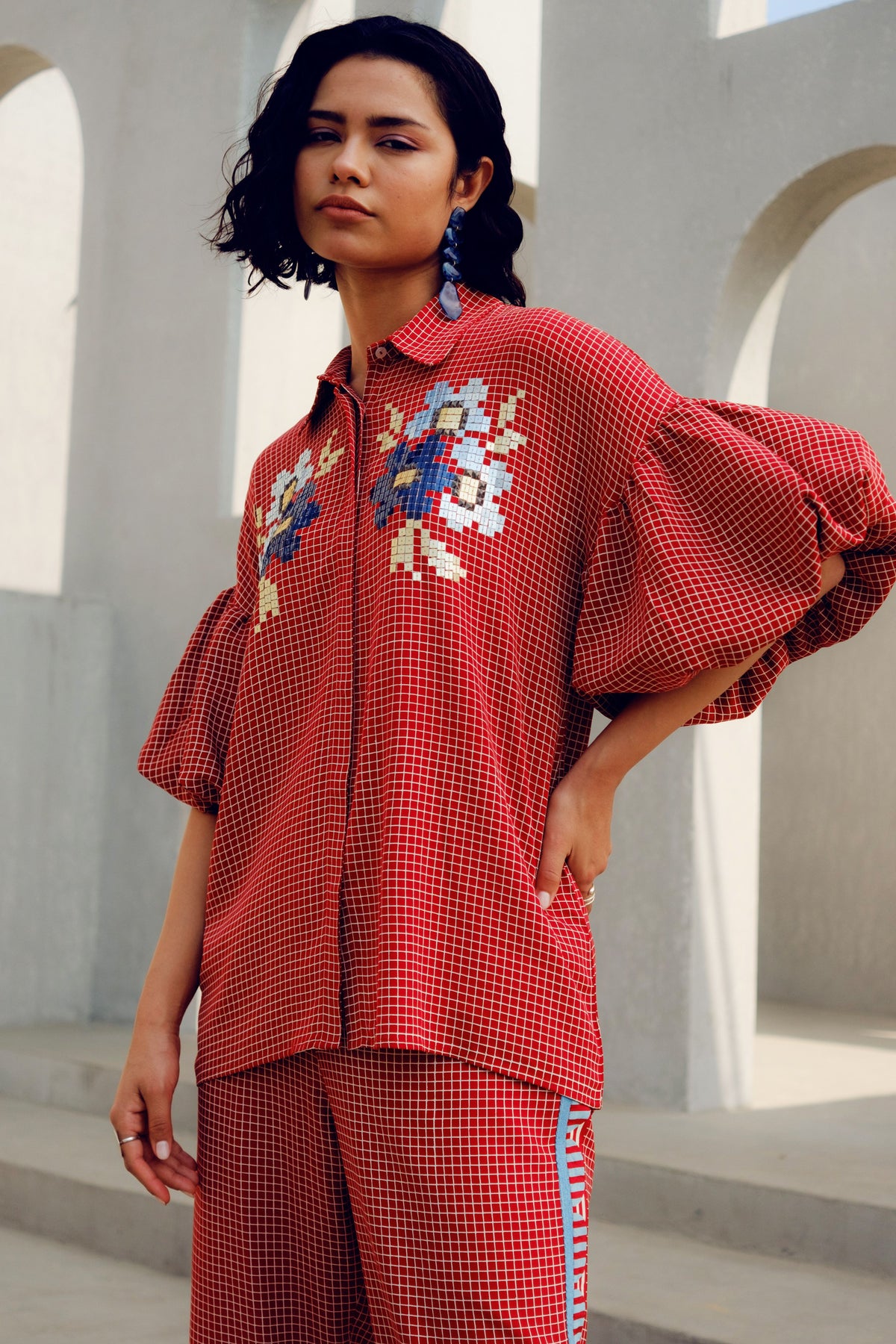 Red Balloon Sleeve Co-ord