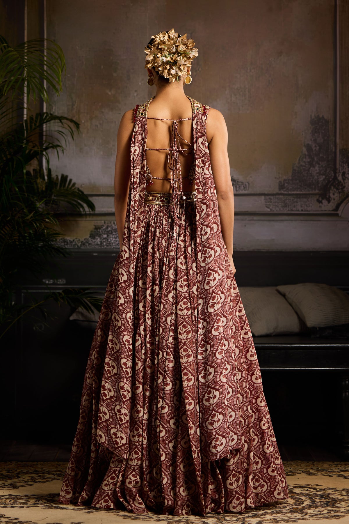 Maroon Lehenga Set