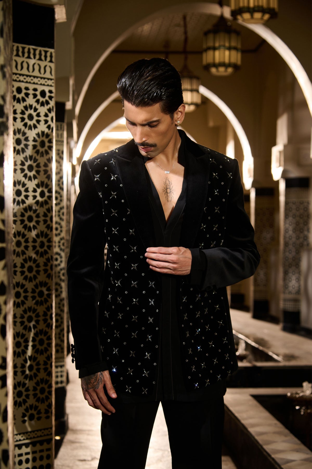 Cipher Short Jacket Set