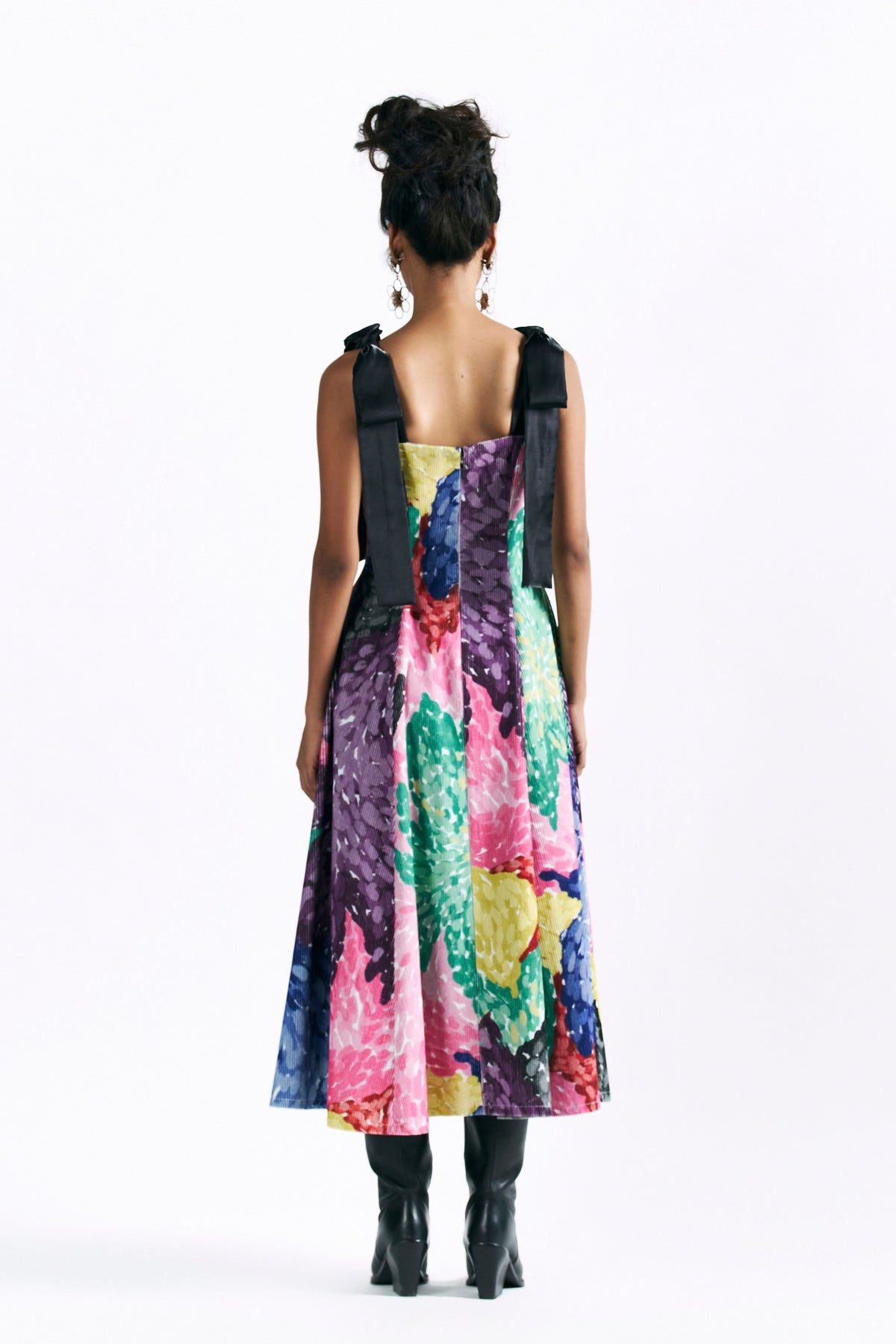 Linear Bloom Dress