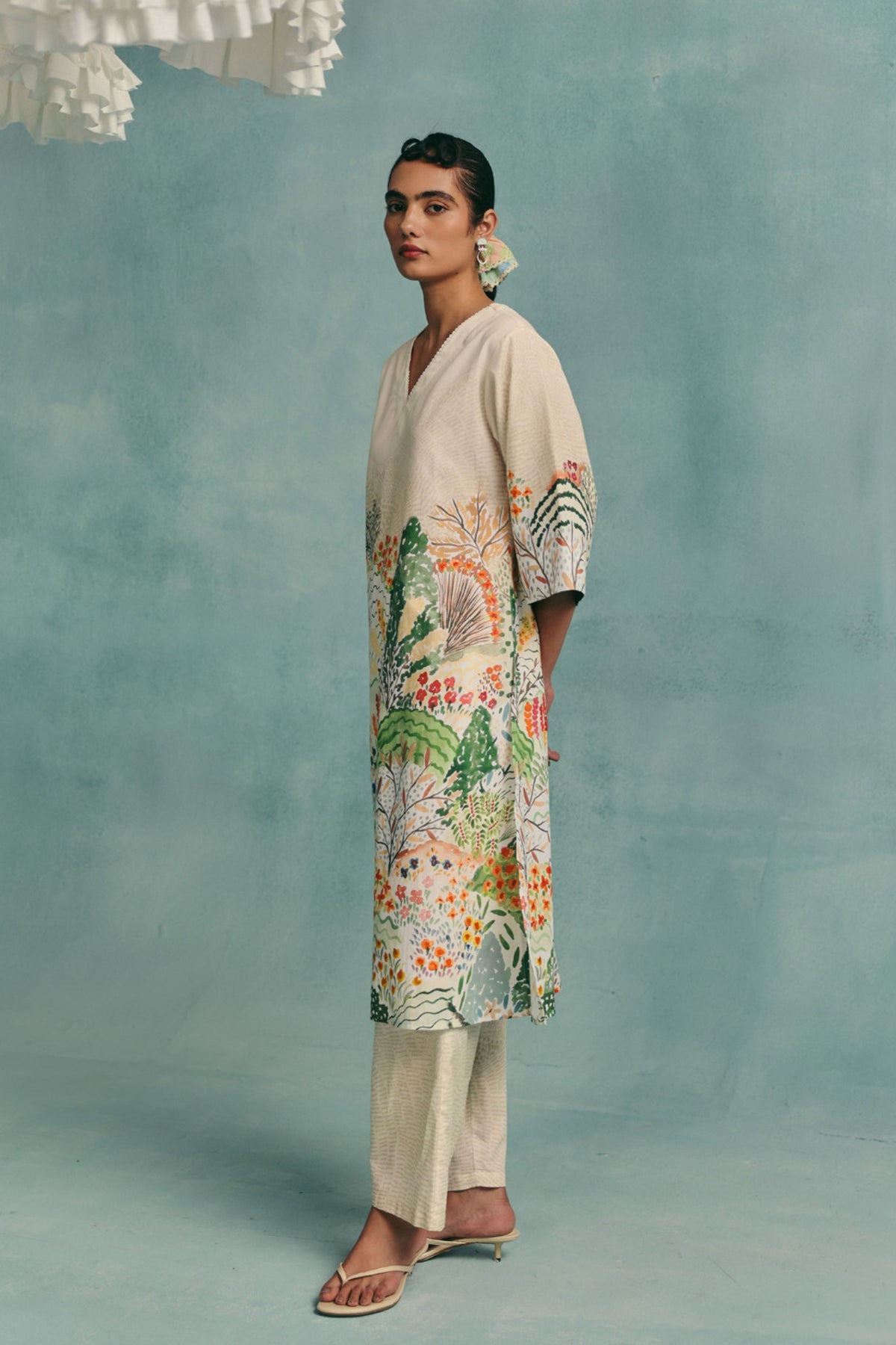Meadow Ecru Kurta Set