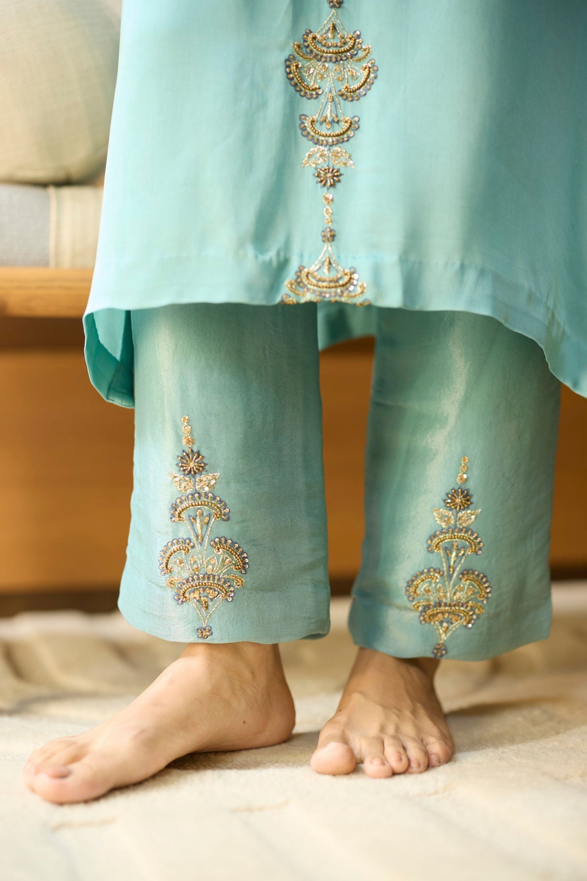 Blue Prana Kurta Set