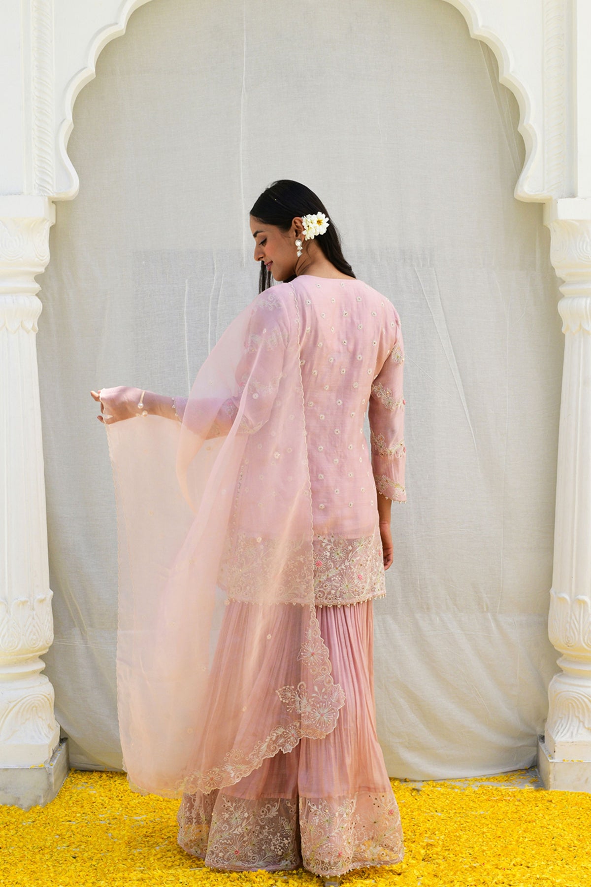 Pink Reef Heavy Sharara set