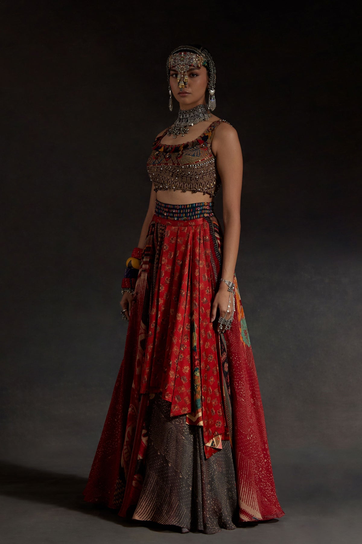 Kalpa Blouse With Skirt