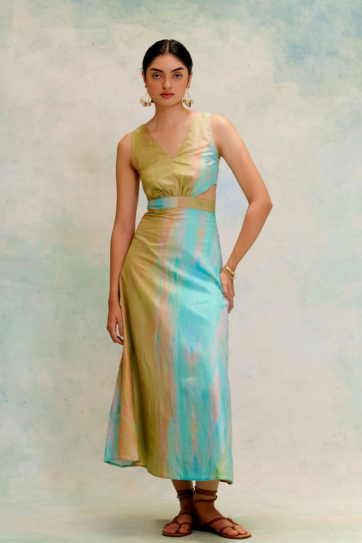 Brooke Sage Ombre Dress