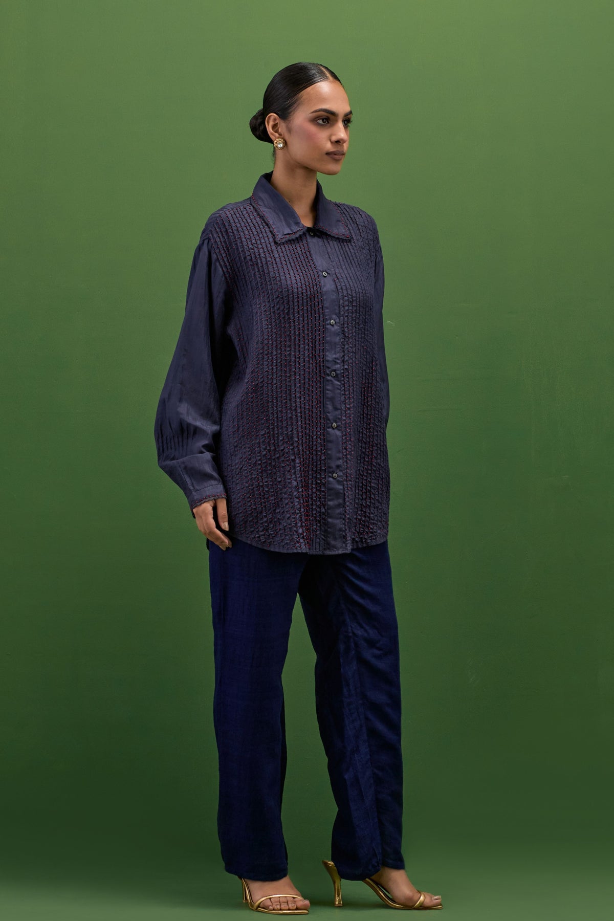 Midnight Blue Jacket Set