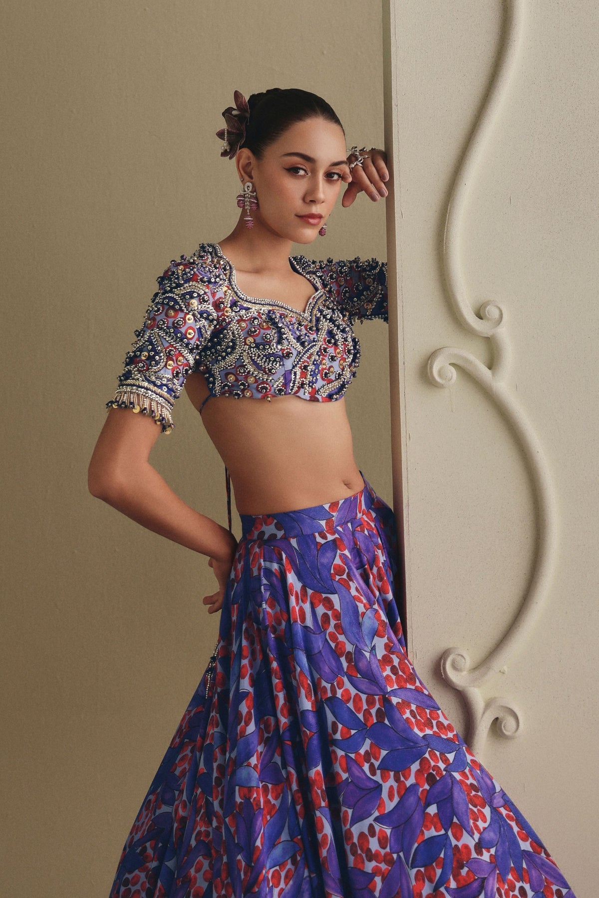 Blue Lehenga Set
