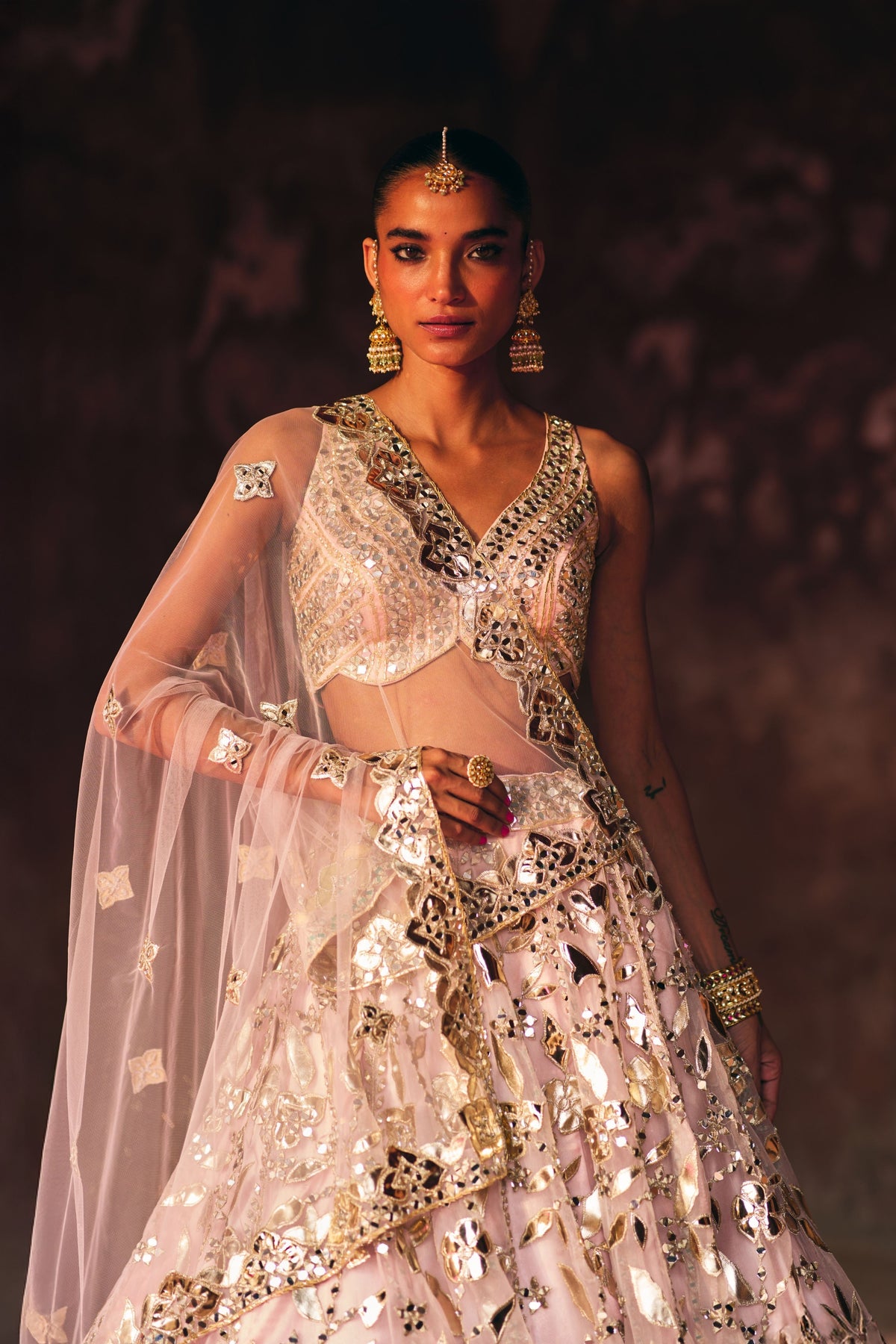 Blush Pink Lehenga Set