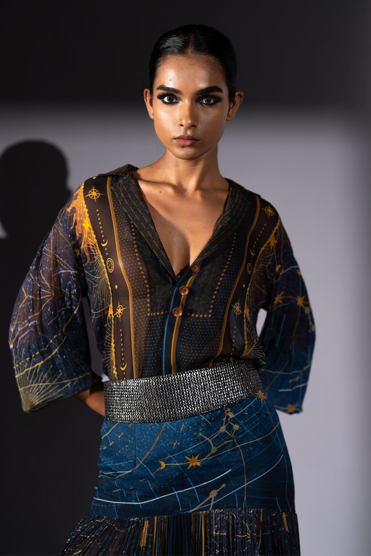Blue Galaxy Blouse