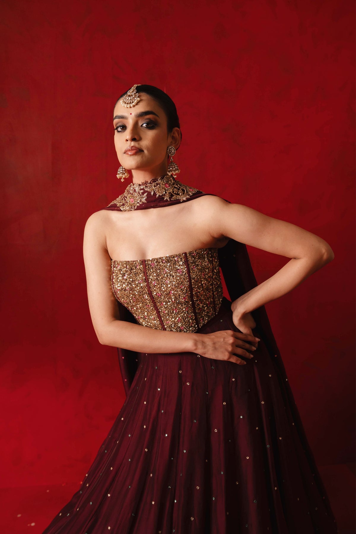 Maanvizhi Lehenga Set