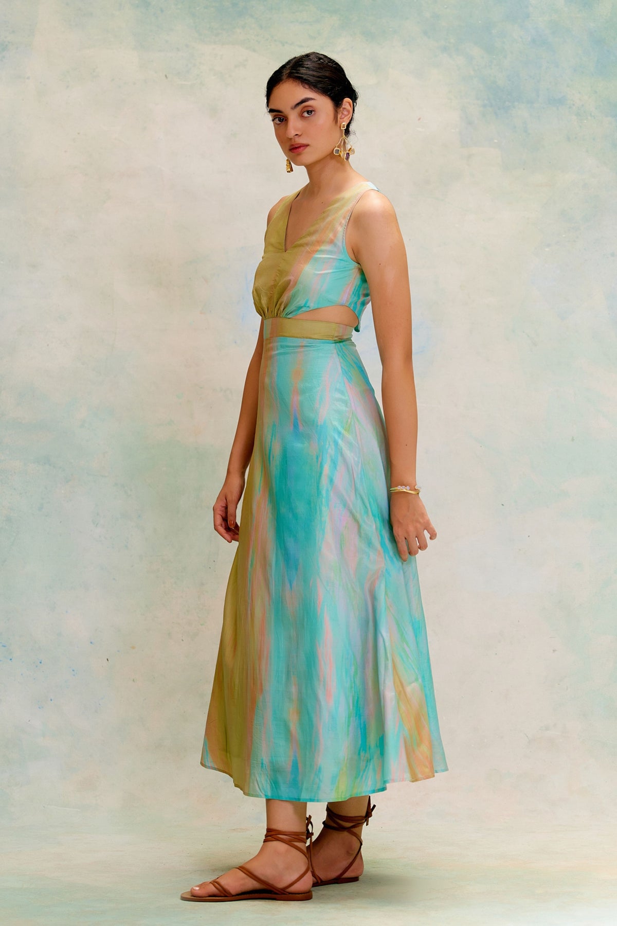 Brooke Sage Ombre Dress
