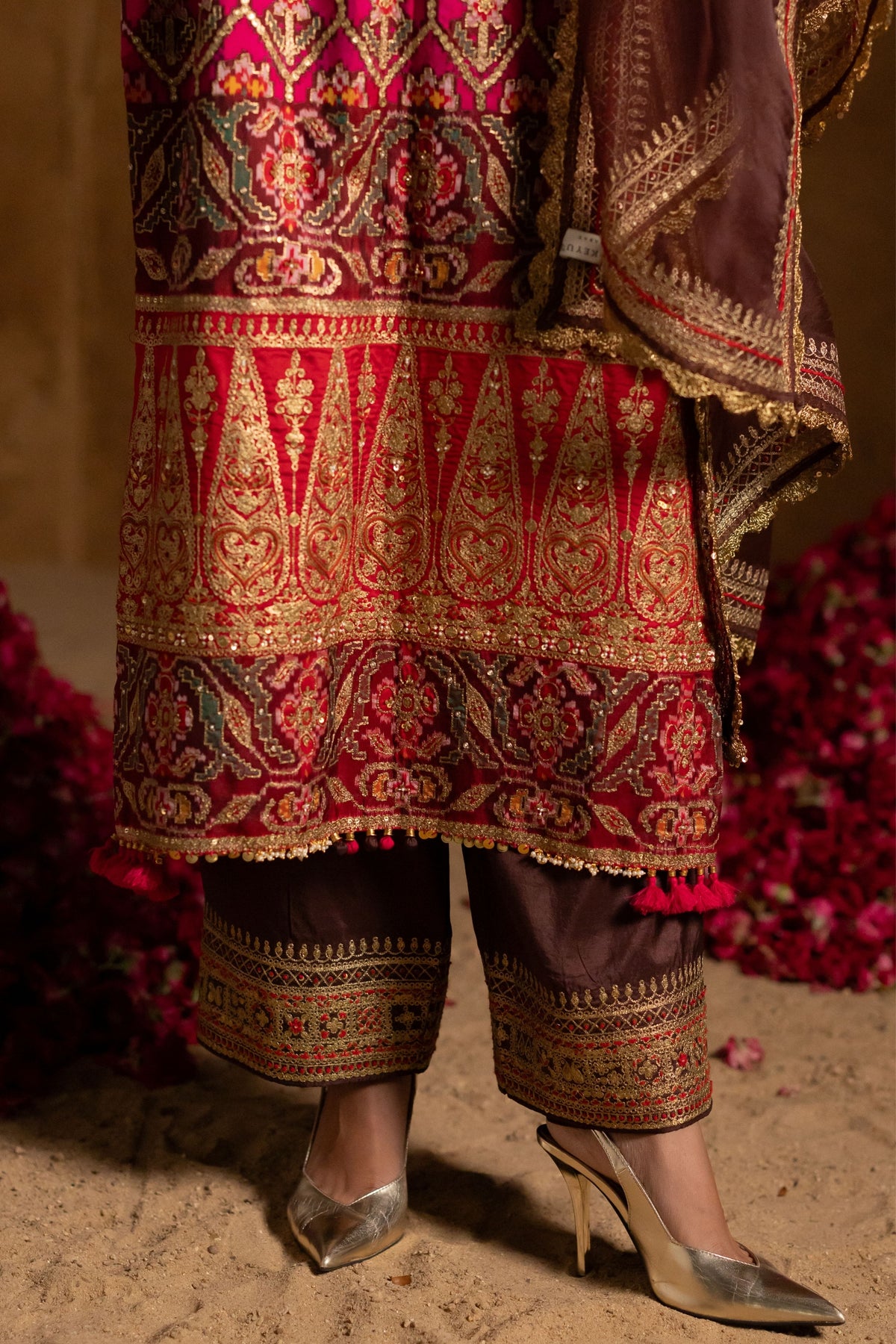 Nupur Patola Kurta Set