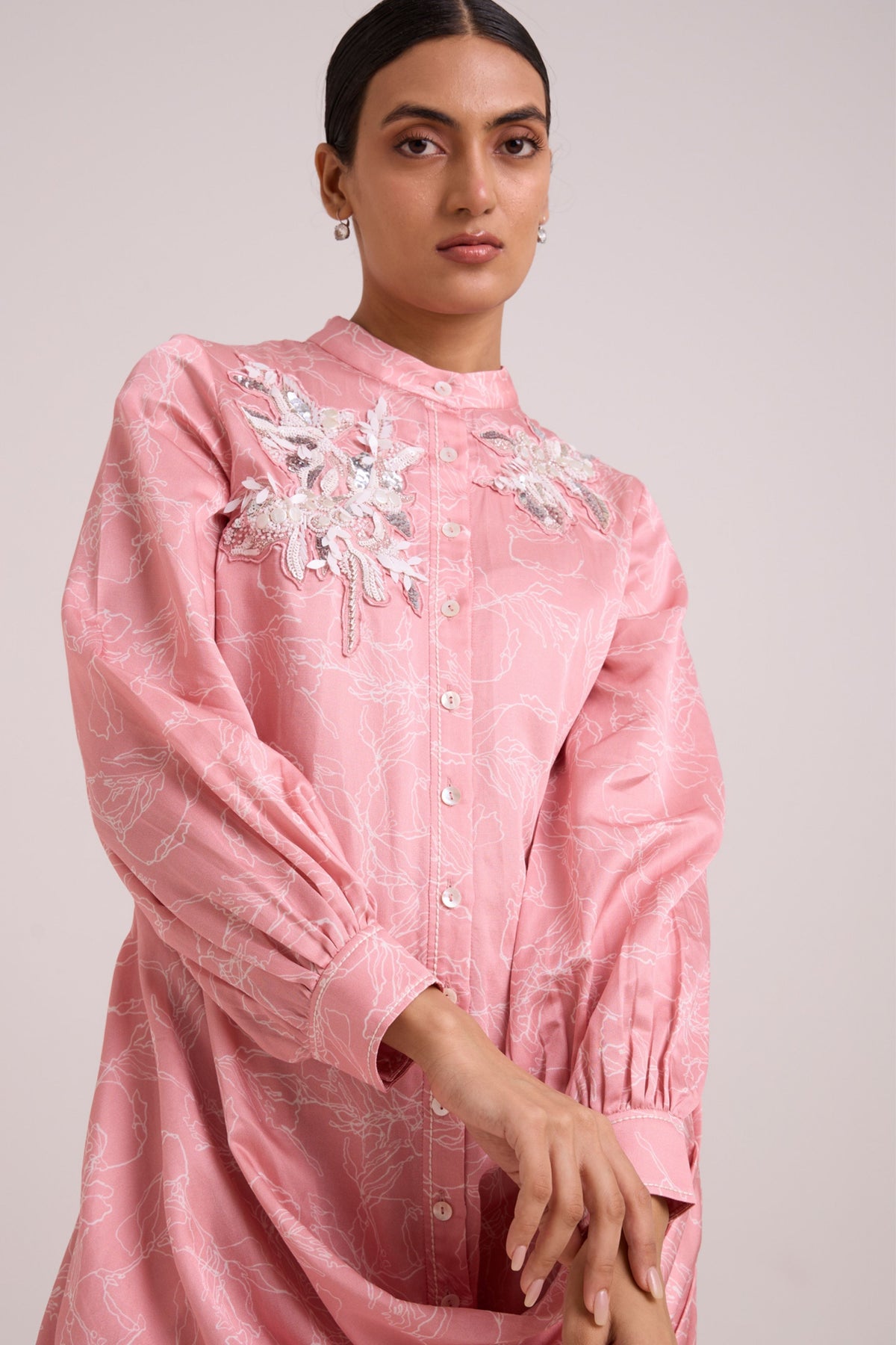 Leya Rose Water Short Dress