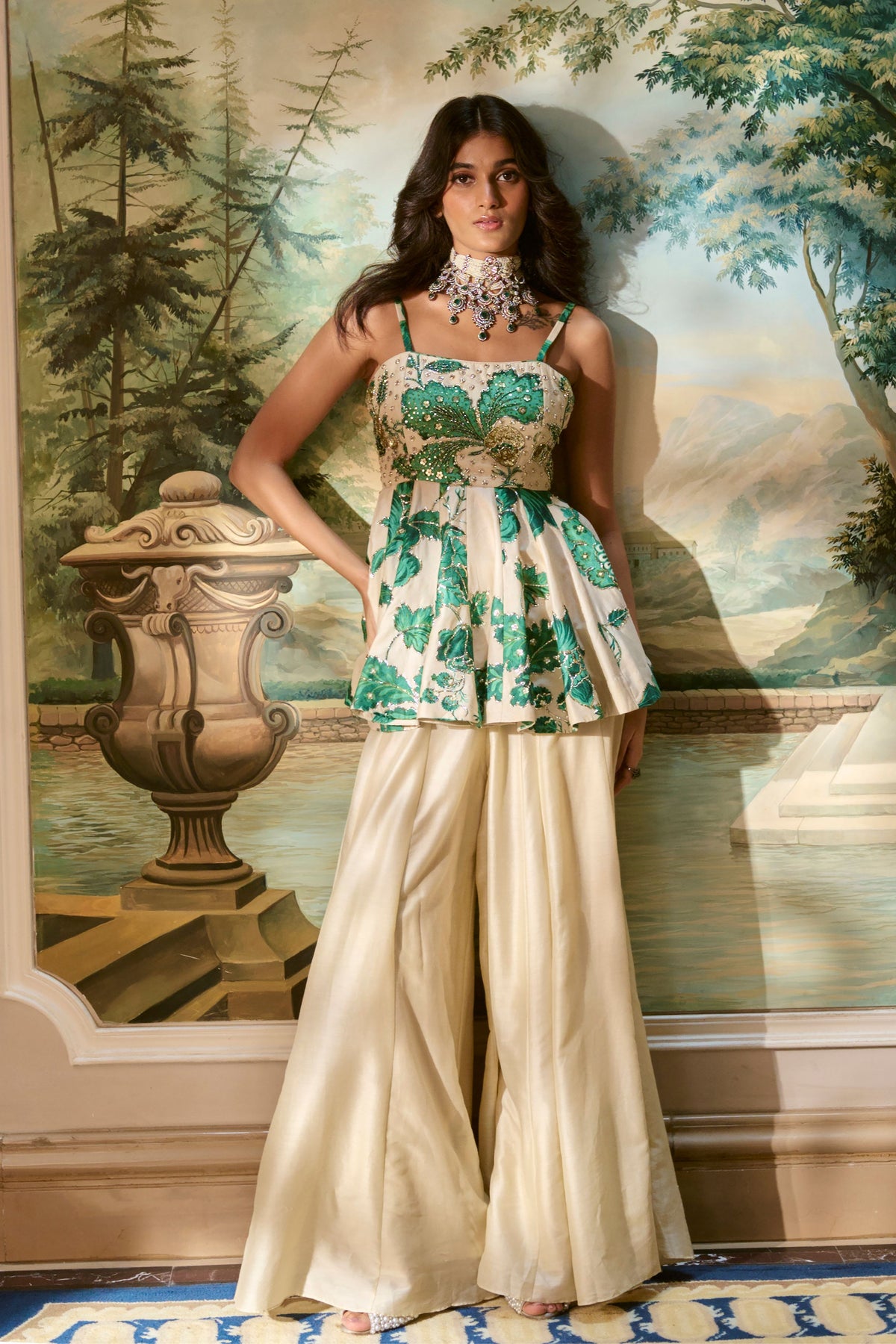 Farah Peplum Set