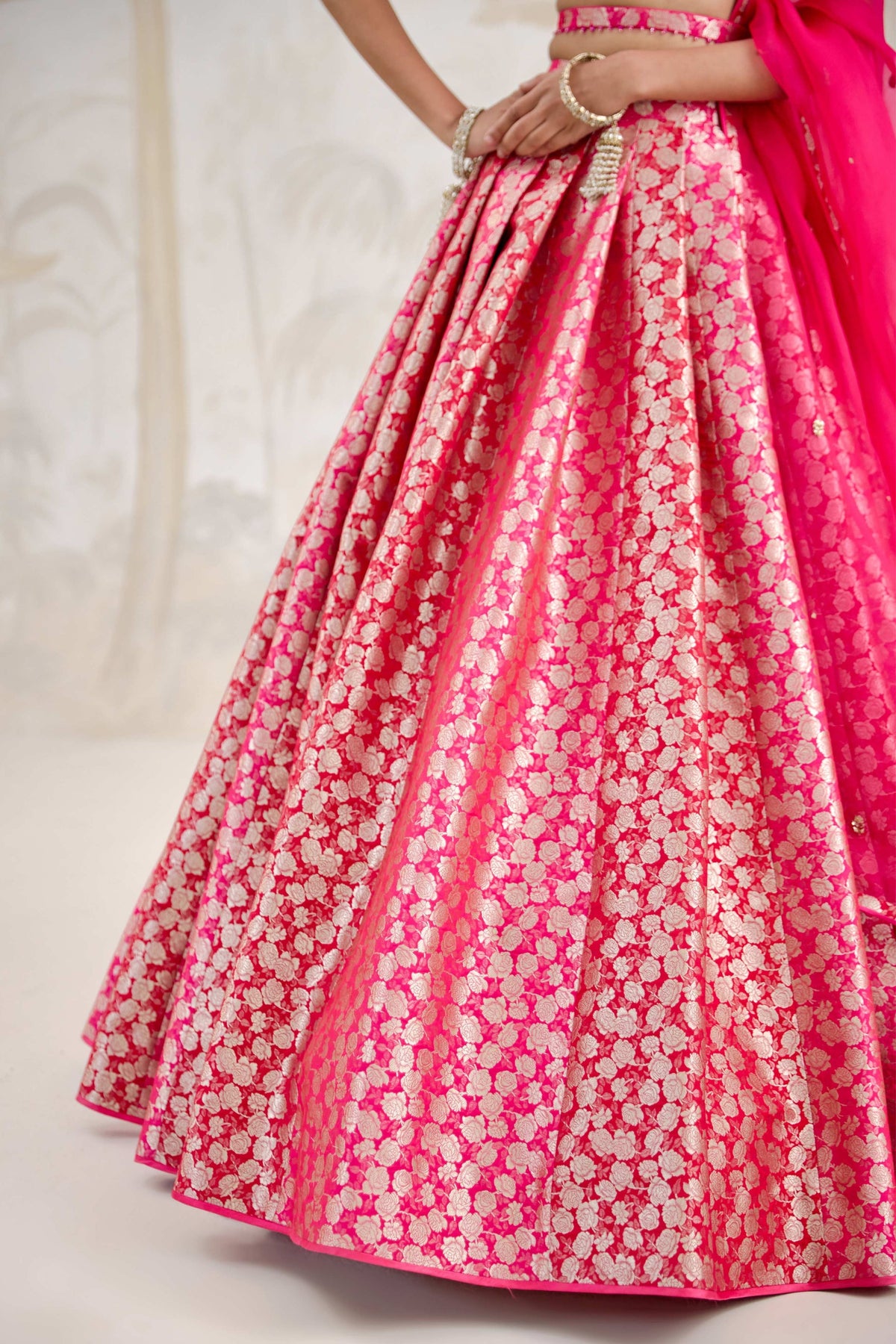 Fuchsia Lehenga Set