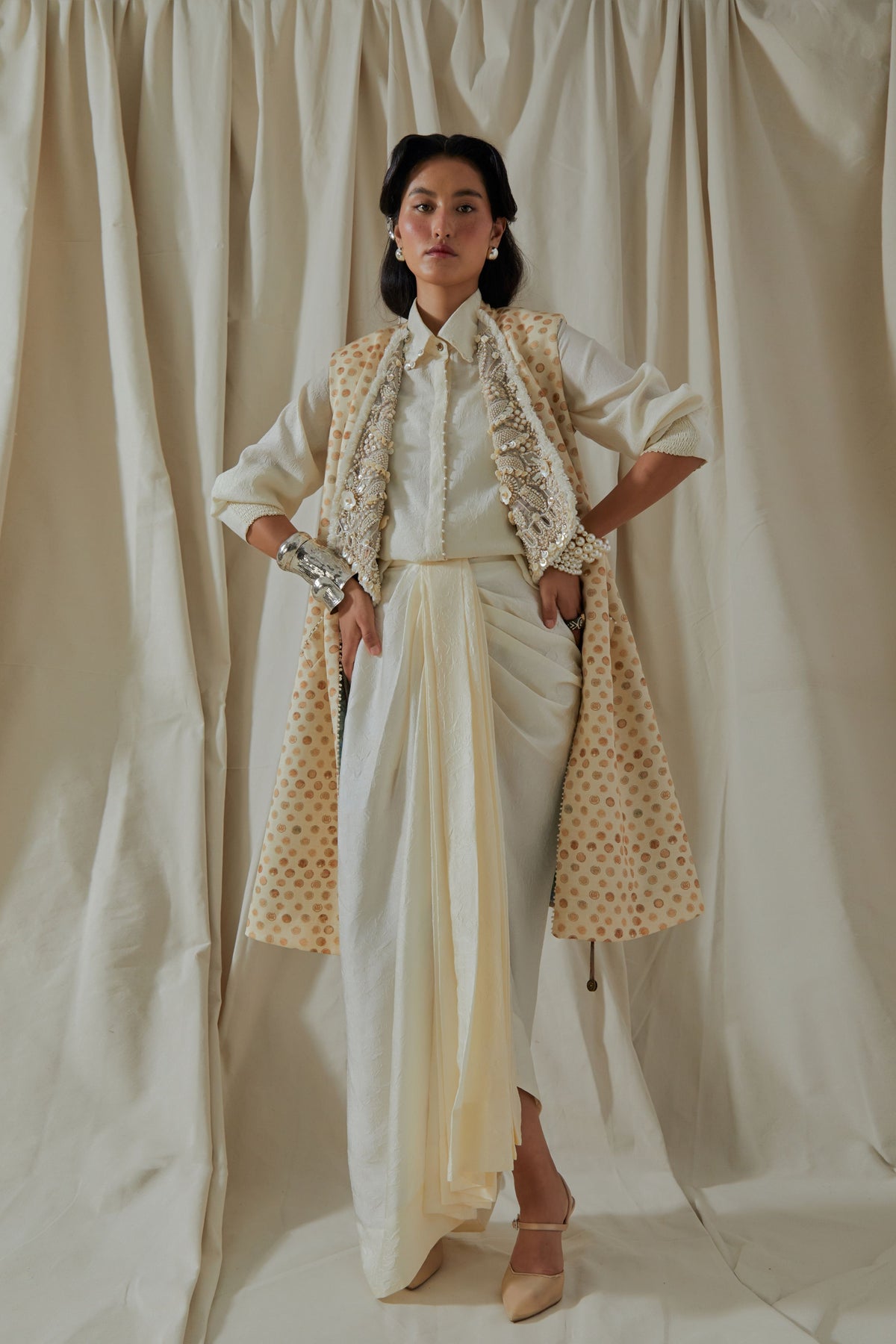 Hina Trench Coat Set