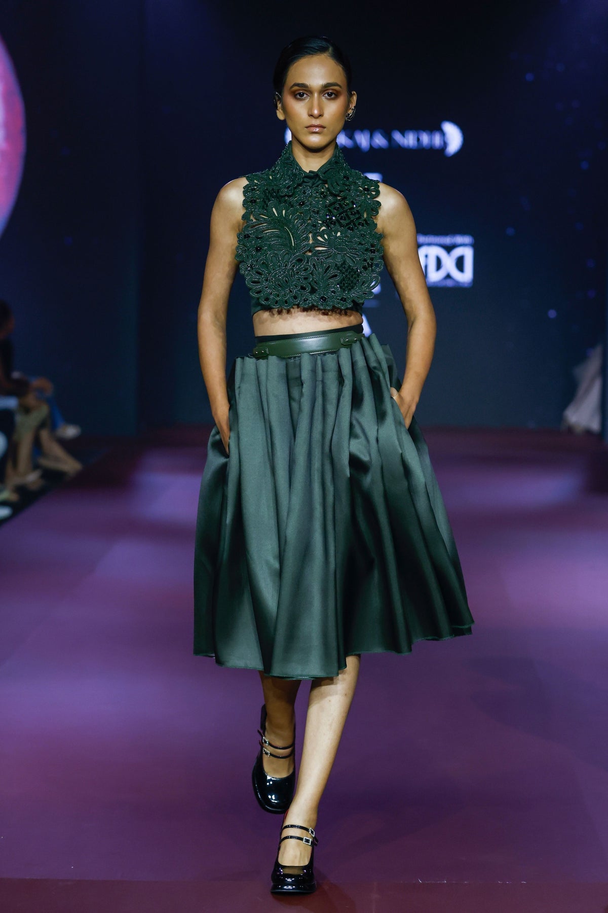 Chorus Cutwork Tuxedo Co-ord Set
