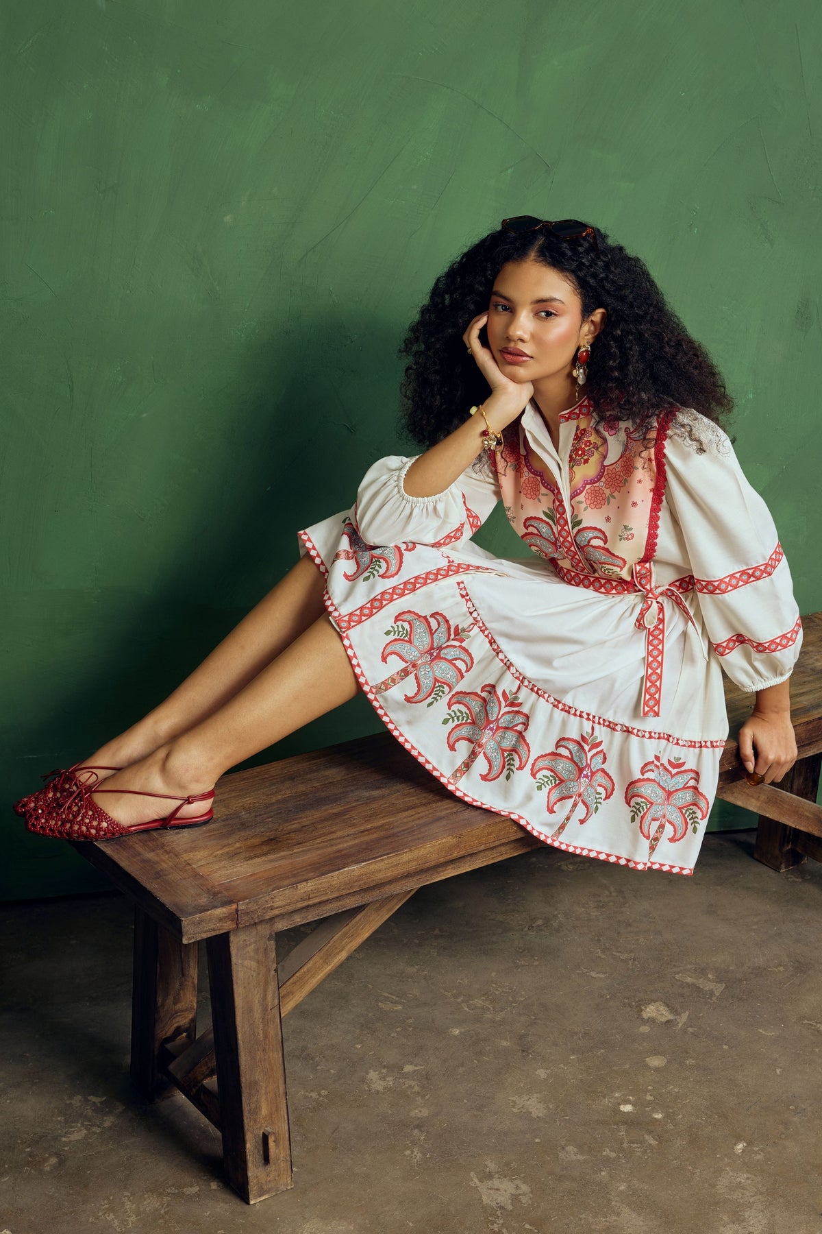 Ivory Poppy Dress