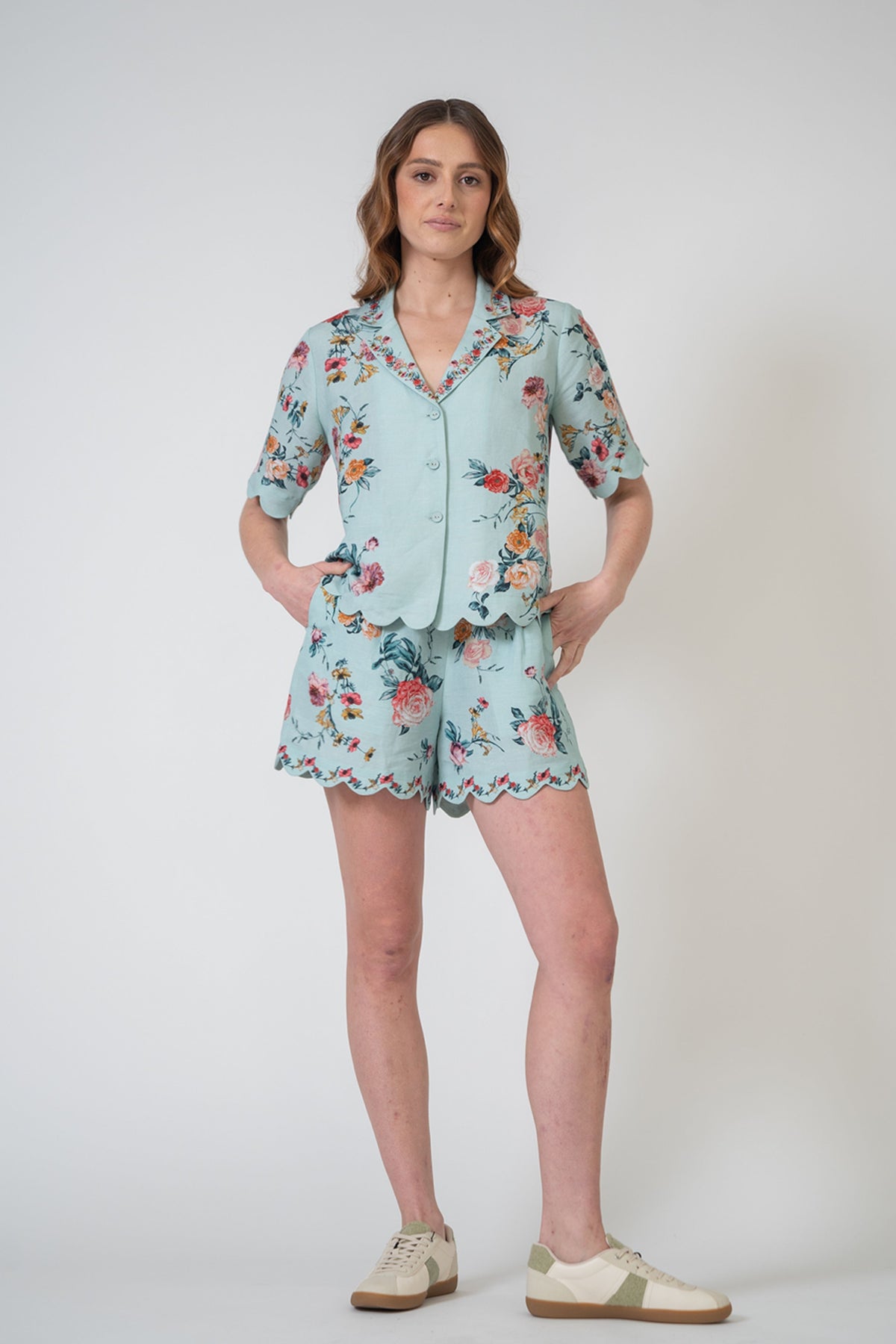 Liora Scalloped Shirt