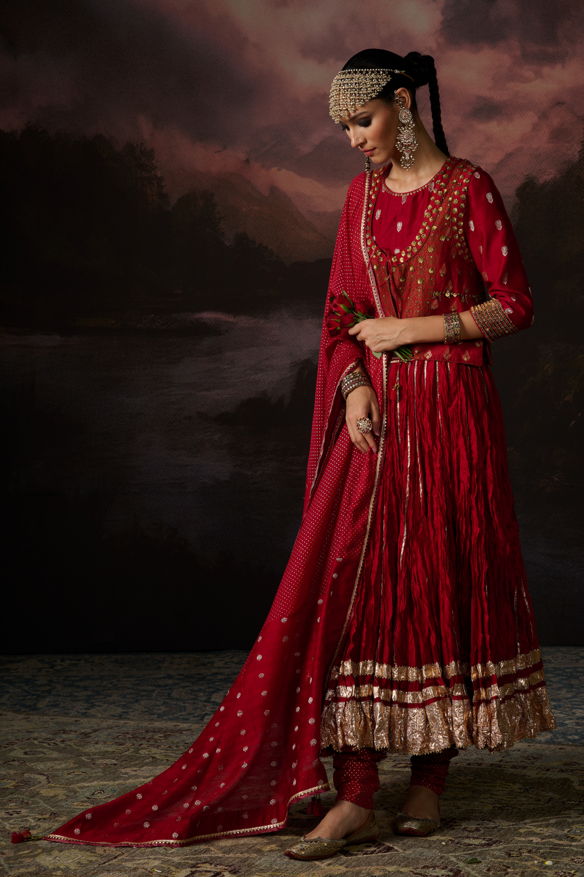 Huda Lehenga Set