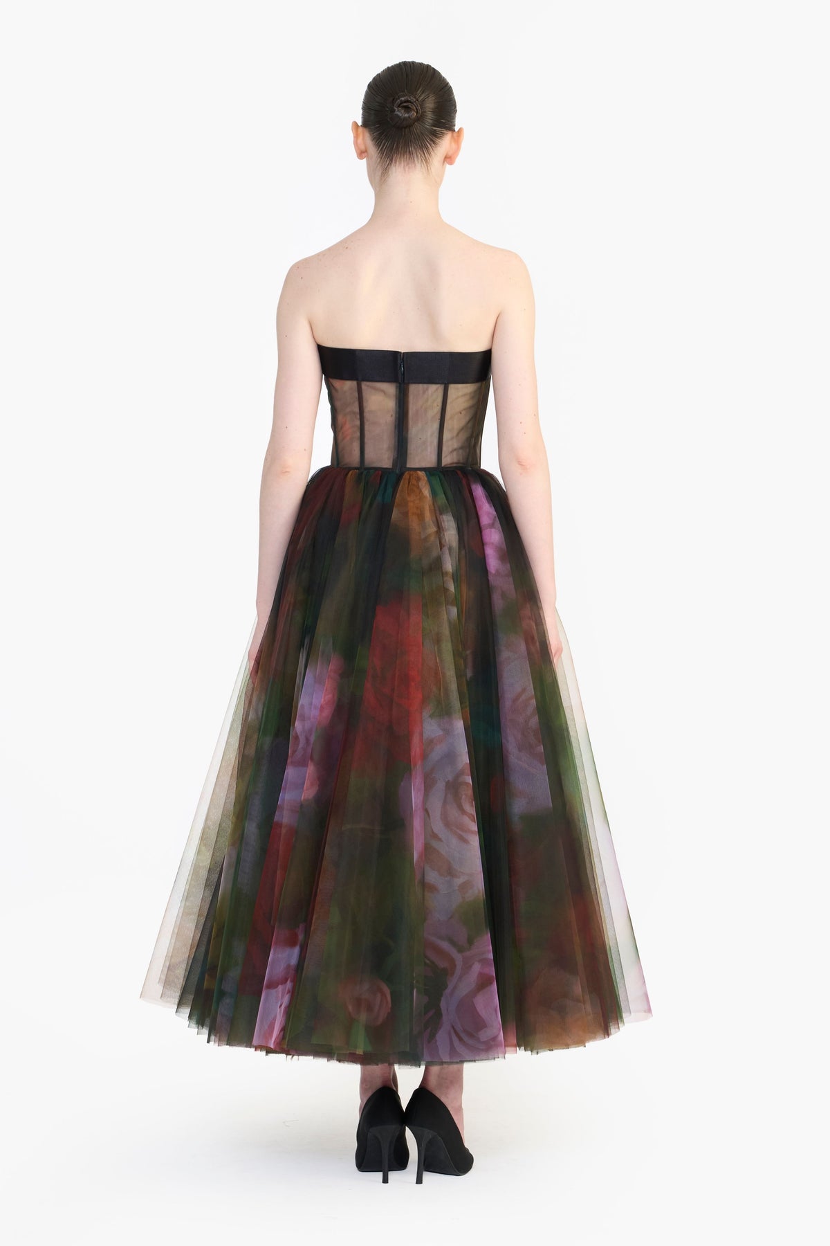 Corseted Tulle Midi