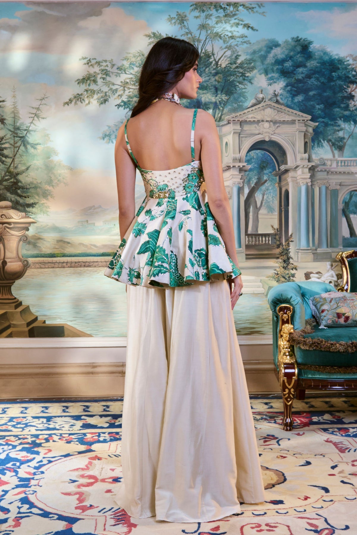Farah Peplum Set
