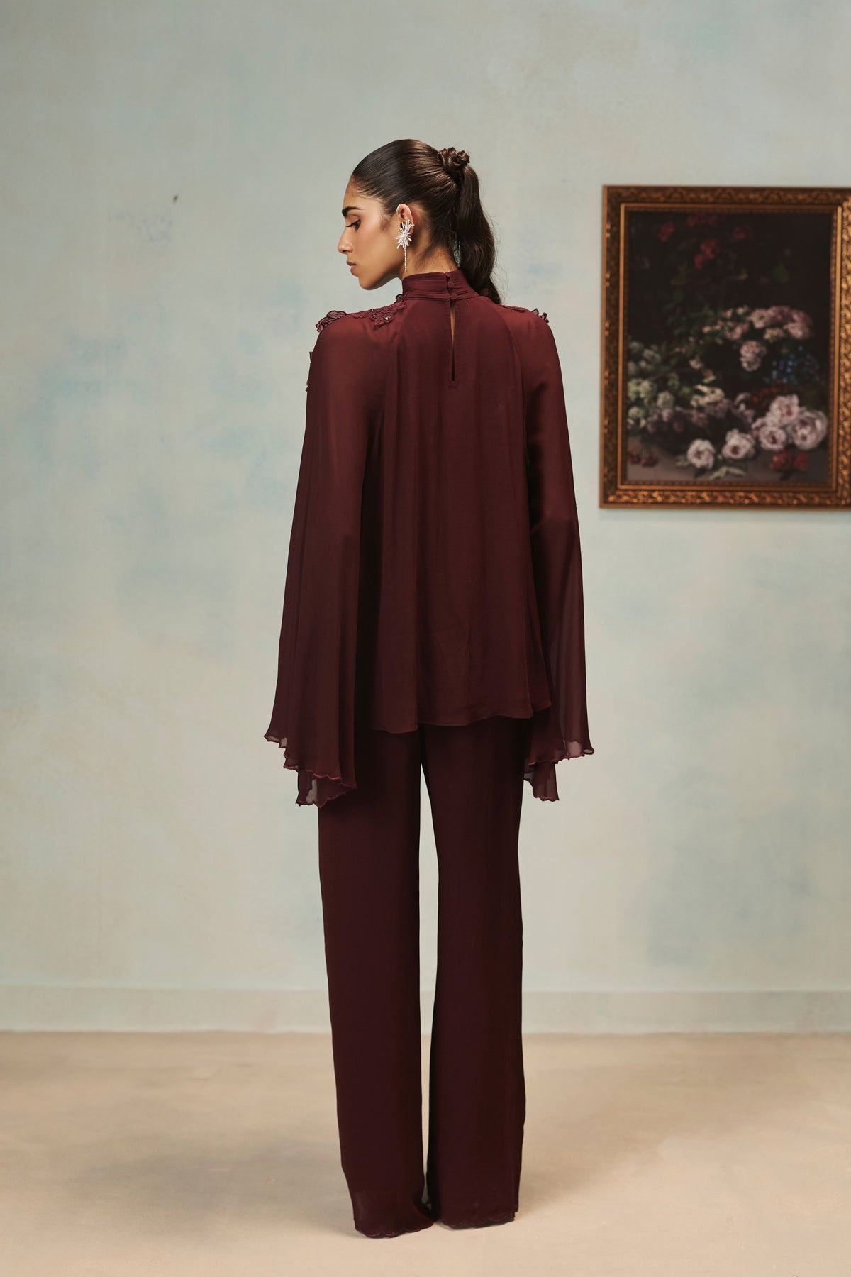 Vienna Claret Top And Pants